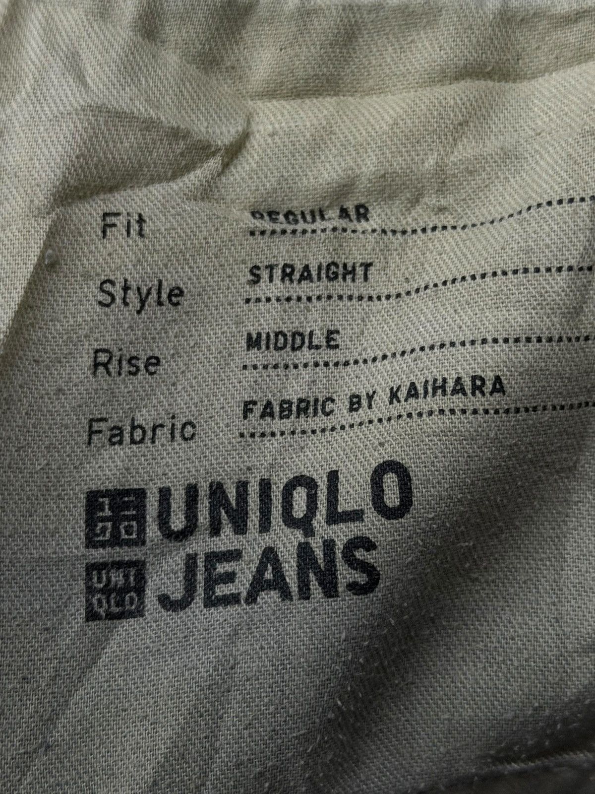 Uniqlo Vintage UNIQLO Kaihara Denim Japan | Regular Straight | W33 Size US 33 - 12 Thumbnail
