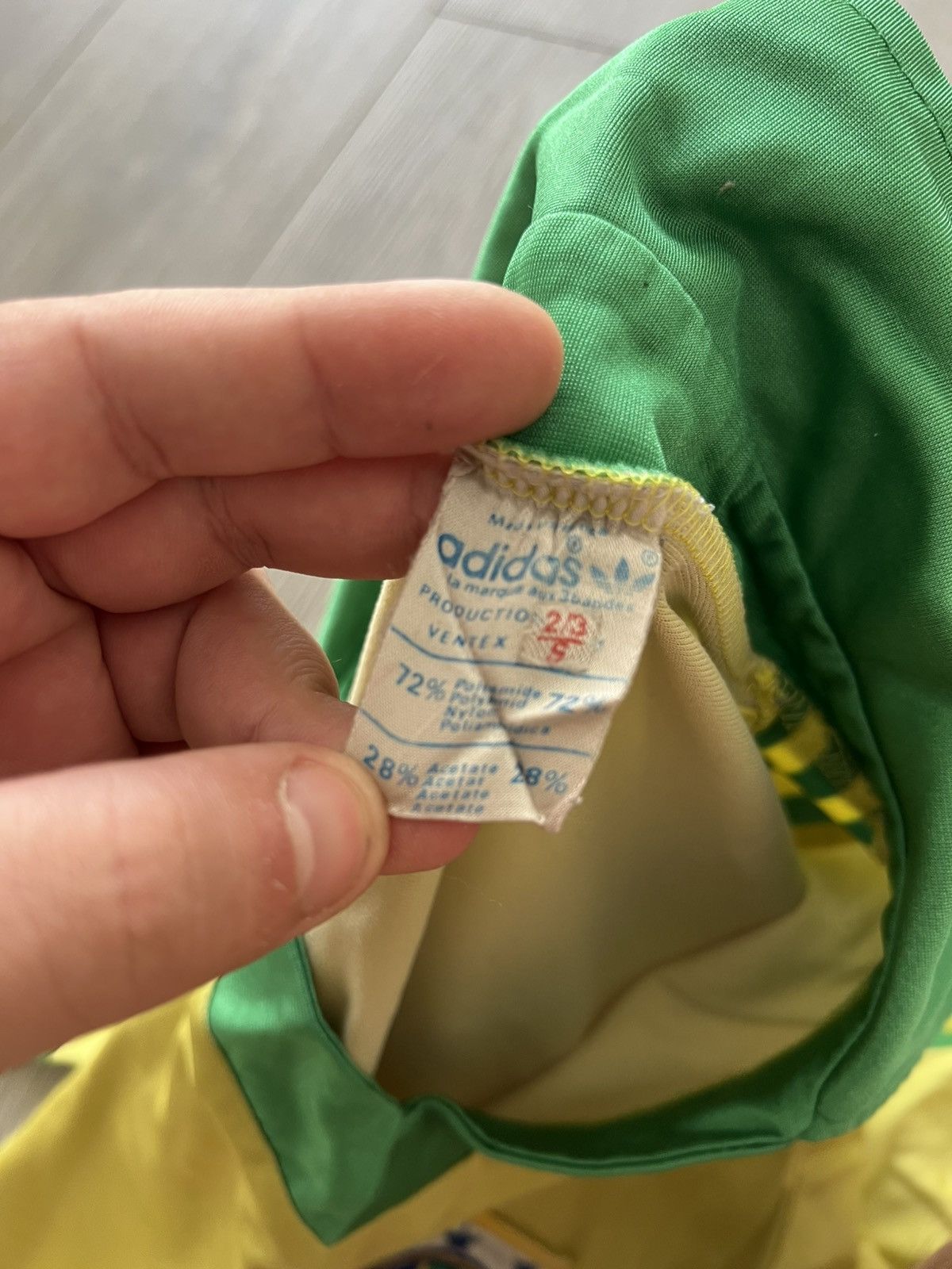 Adidas Rare Vintage Adidas Brasil Jersey 80s Soccer Size US S / EU 44-46 / 1 - 7 Thumbnail