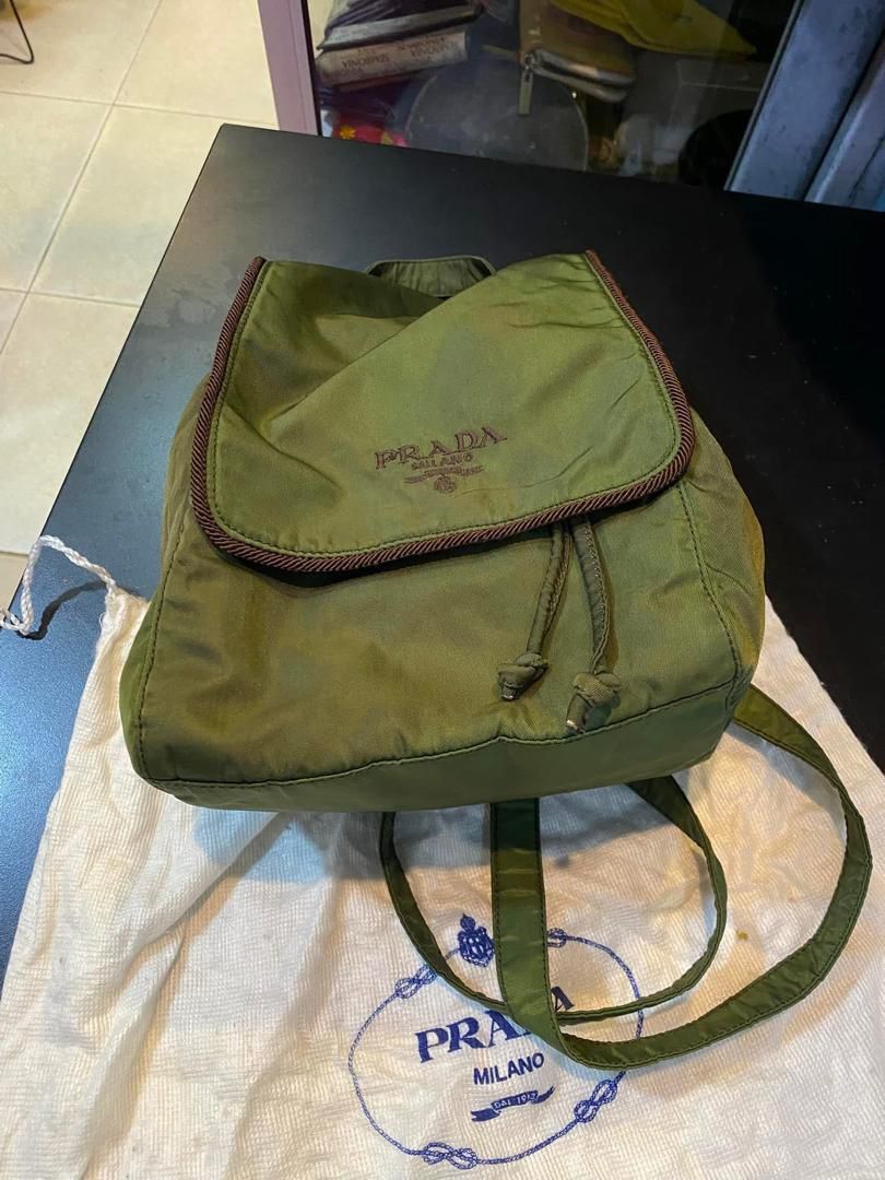 Prada Vintage Prada Nylon Backpack Size ONE SIZE - 7 Thumbnail