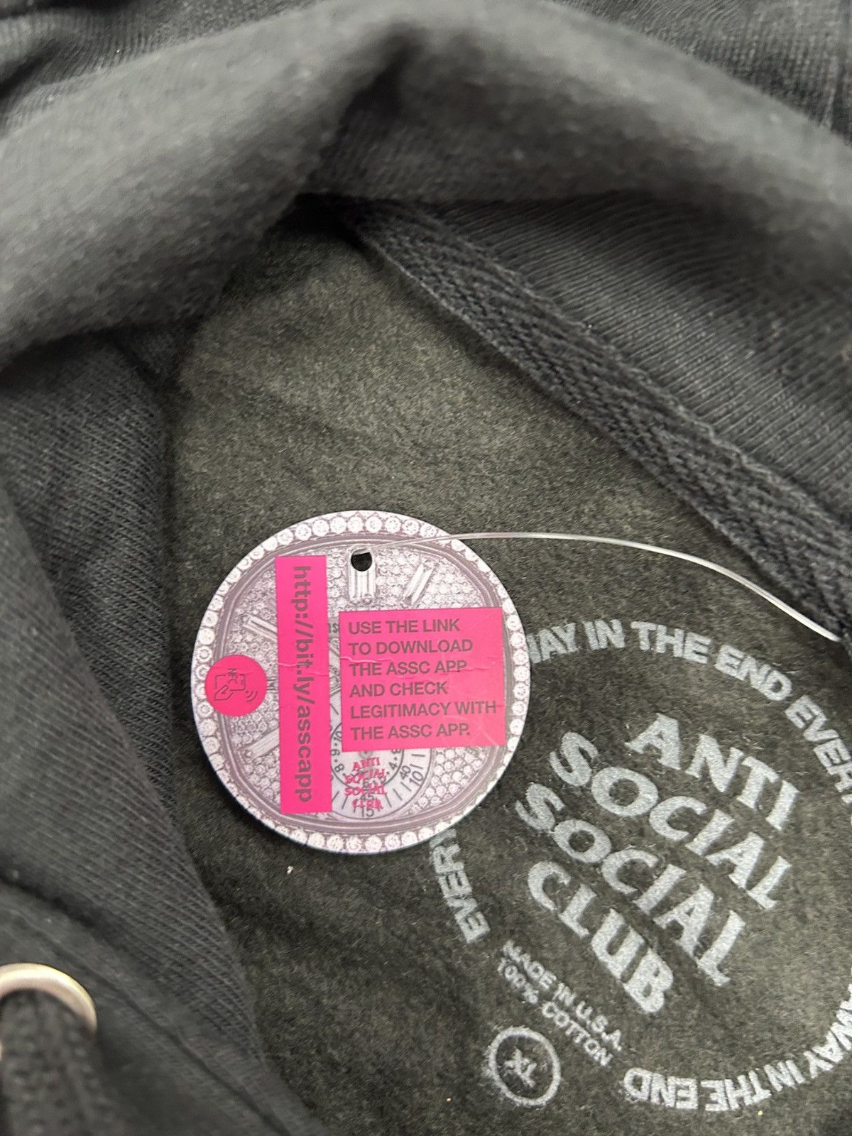 Anti Social Social Club Anti Social Social Club Satellite Worldwide Hoodie "Black" Size US XL / EU 56 / 4 - 4 Thumbnail