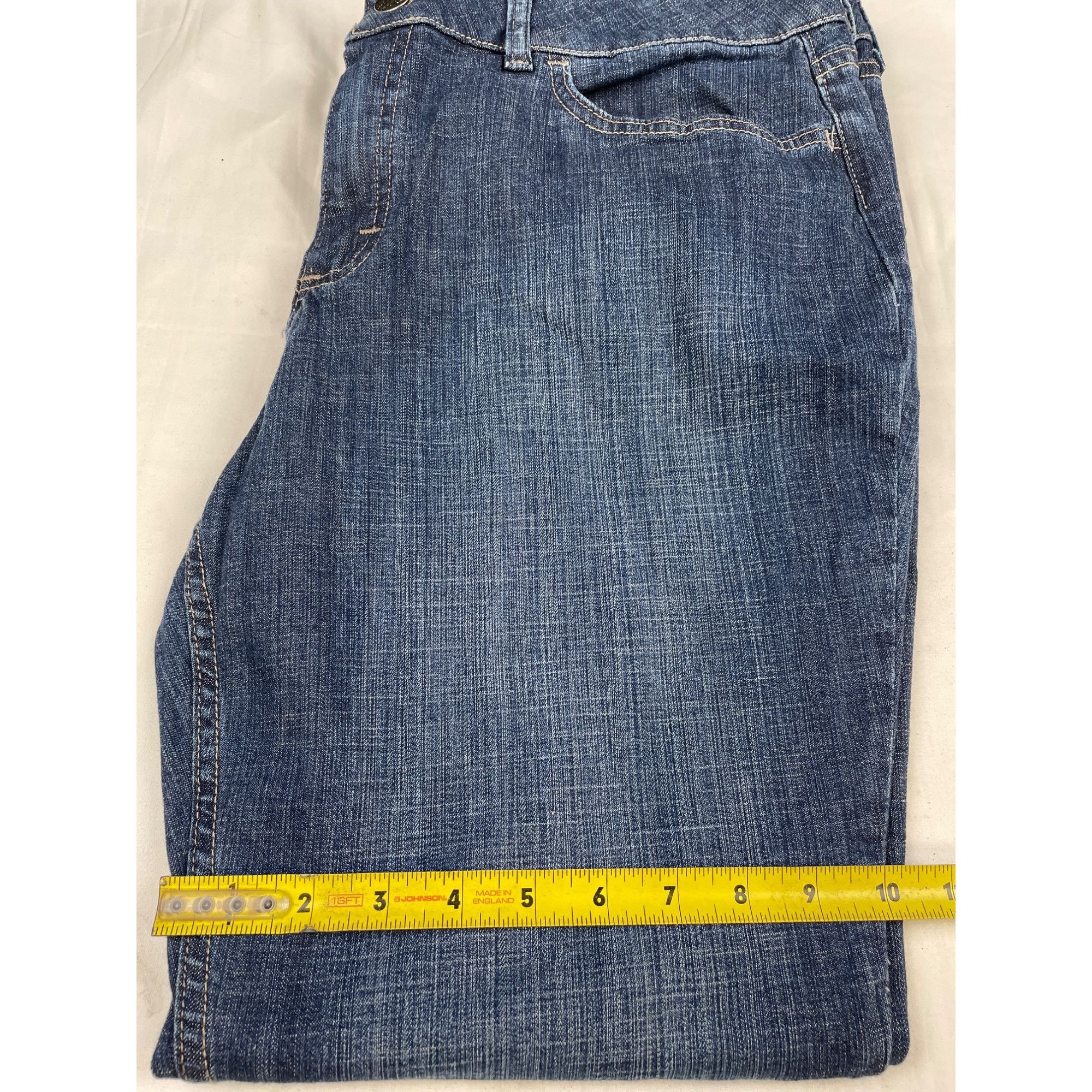 Other Riders by Lee Women's Blue Jeans Mid Rise, Boot Cut, Size 16 Size 38" / US 16 / IT 52 - 6 Thumbnail