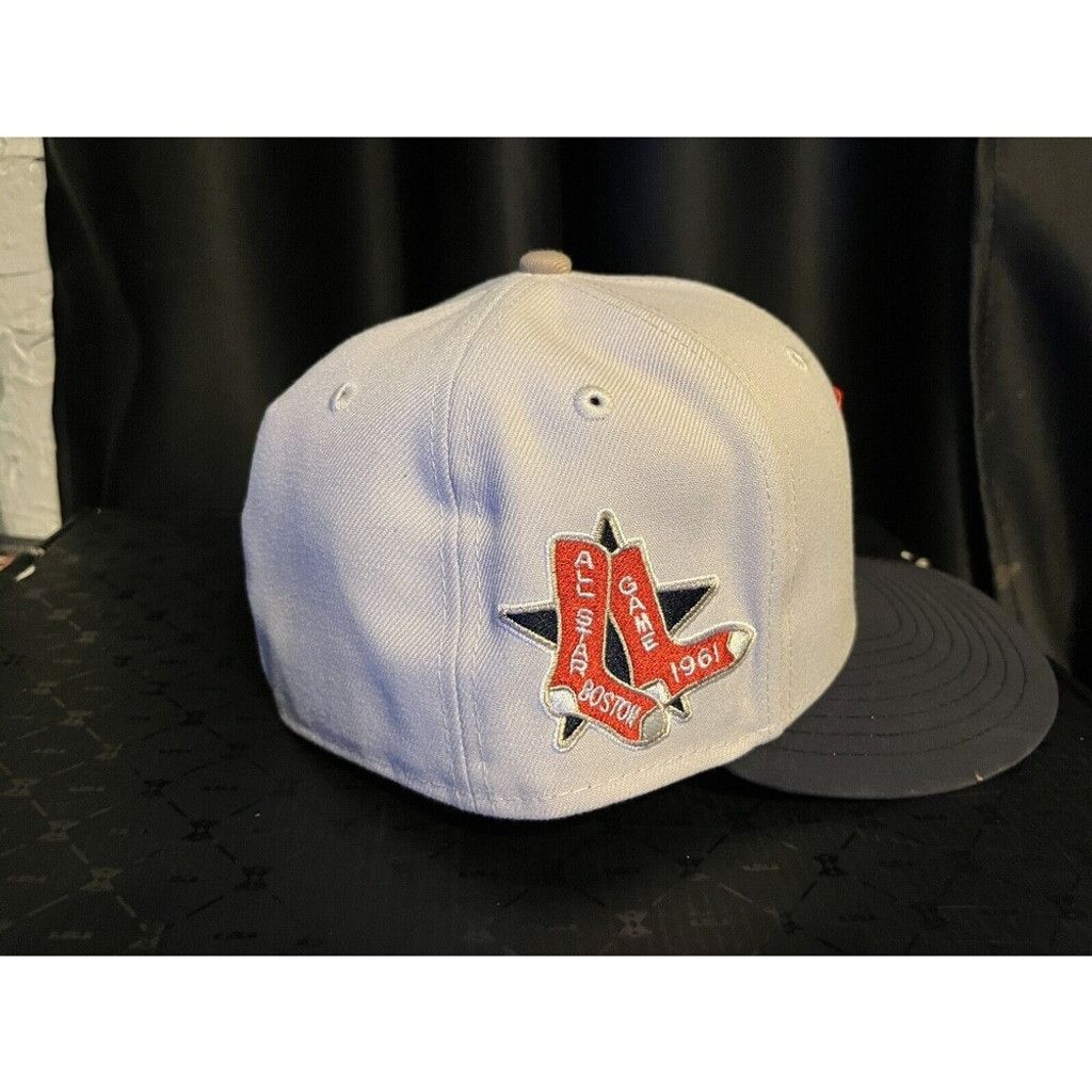 New Era 7 1/4 - Boston Red Sox Fitted Hat - JFK Kennedy Navy Ripstop Size ONE SIZE - 5 Thumbnail