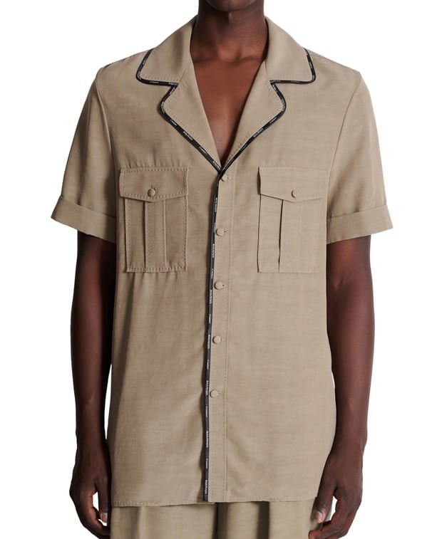 Balmain Short-sleeved shirt - classic fit Size US S / EU 44-46 / 1 - 1 Thumbnail