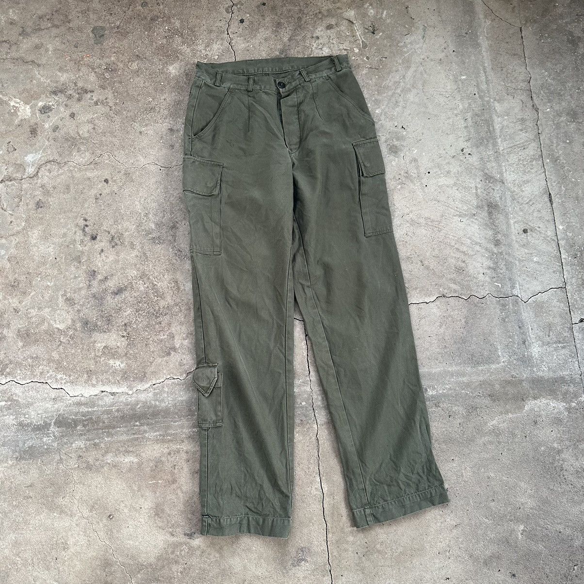 Japanese Brand Vintage utility fatigue cargo military pants British army Size US 31 - 2 Thumbnail