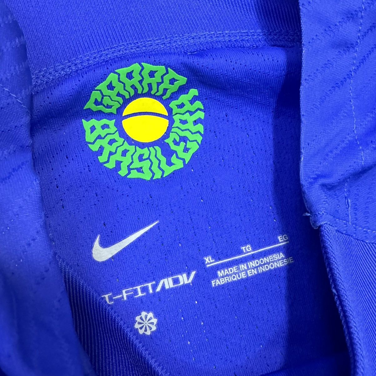 Nike Brazil WC2022 player issue away shirt #17 Bruno G. Size US XL / EU 56 / 4 - 7 Thumbnail