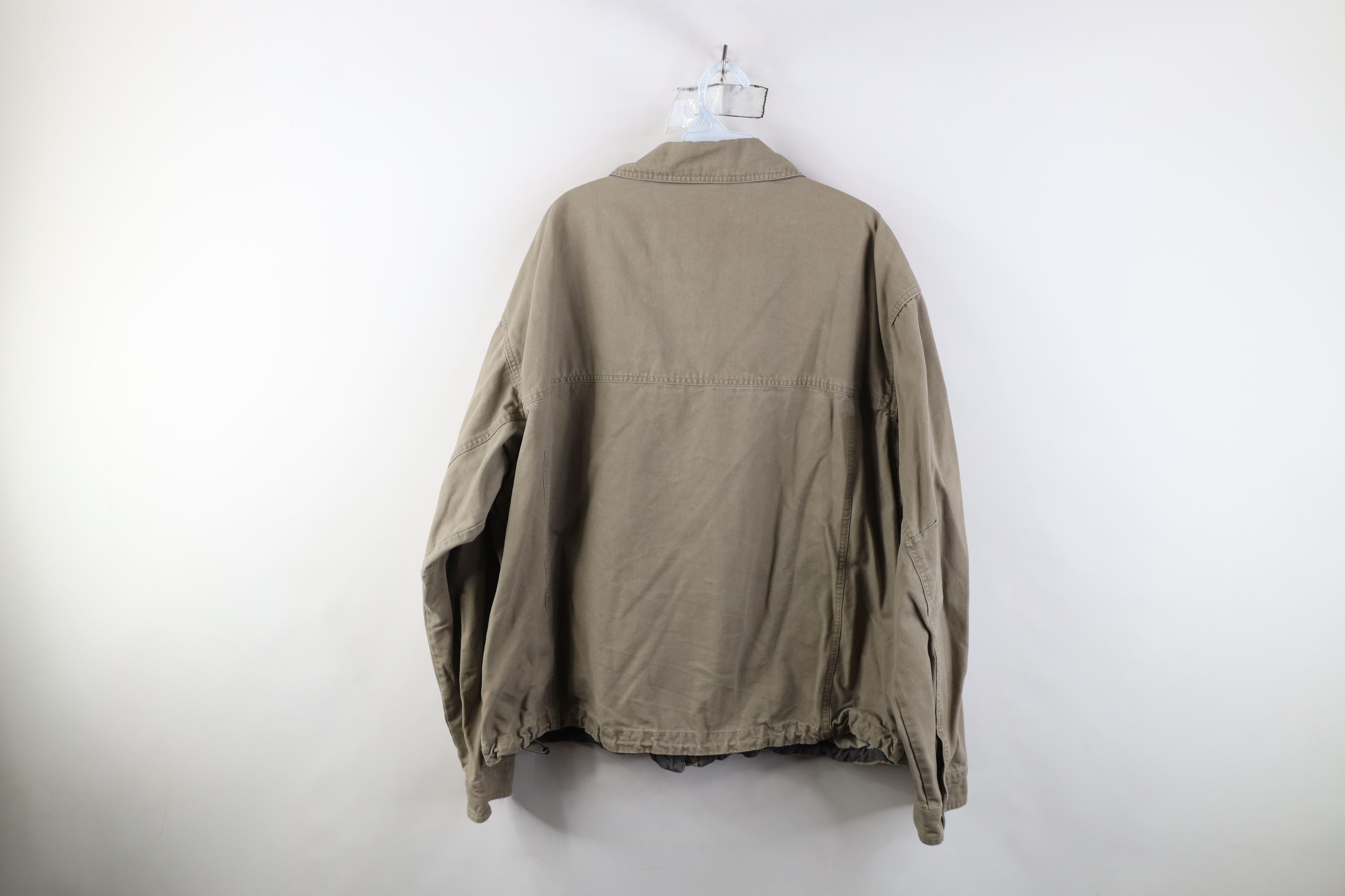 Columbia Vintage 90s Y2K Columbia Spell Canvas Bomber Jacket Beige Size US XL / EU 56 / 4 - 15 Thumbnail