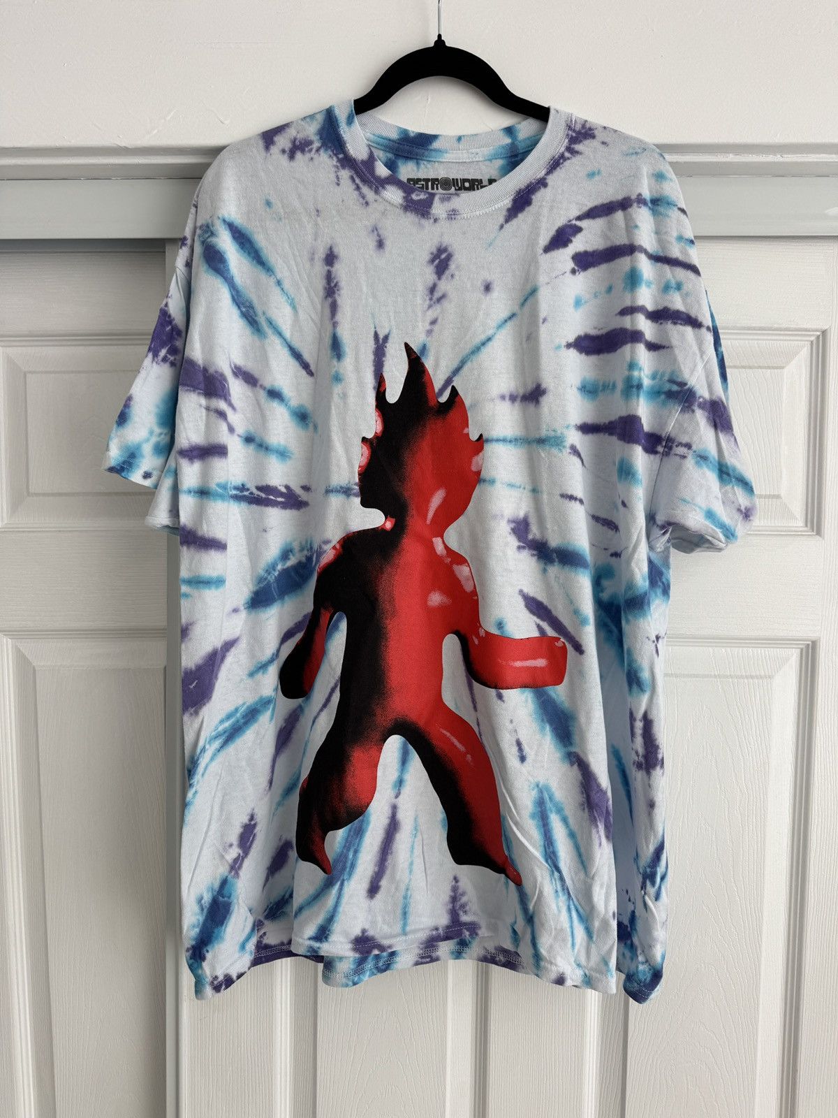 Travis Scott 2021 Travis Scott Astroworld “Man on Fire” Tie Dye XL Size US XL / EU 56 / 4 - 1 Thumbnail