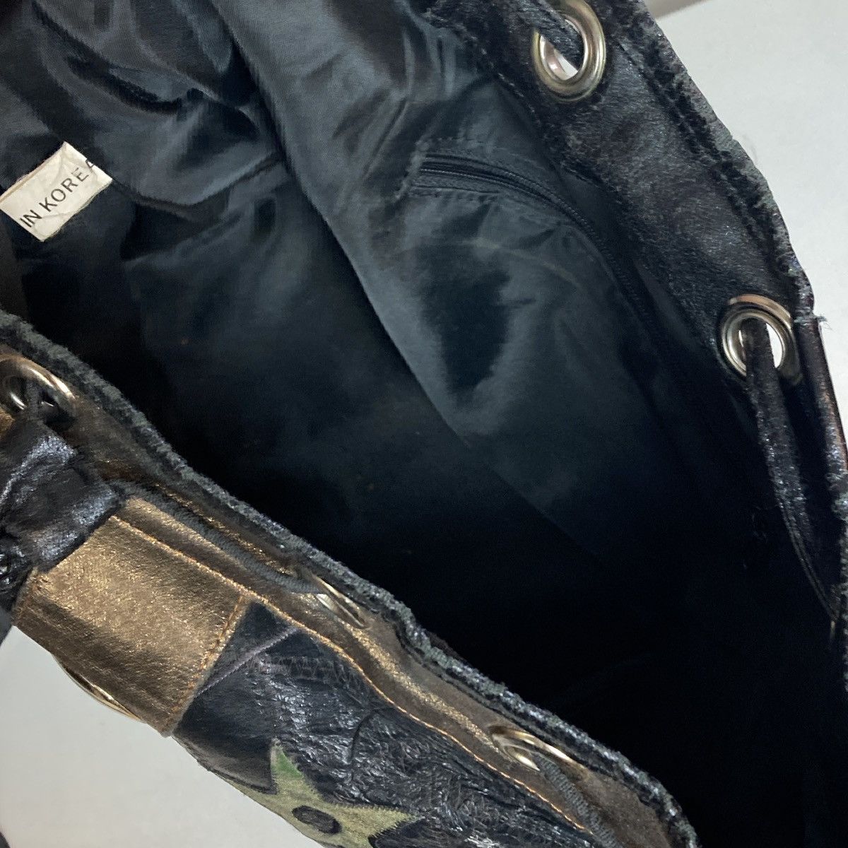 Vintage Avant garde Y2k Korean leather bag Size ONE SIZE - 4 Thumbnail