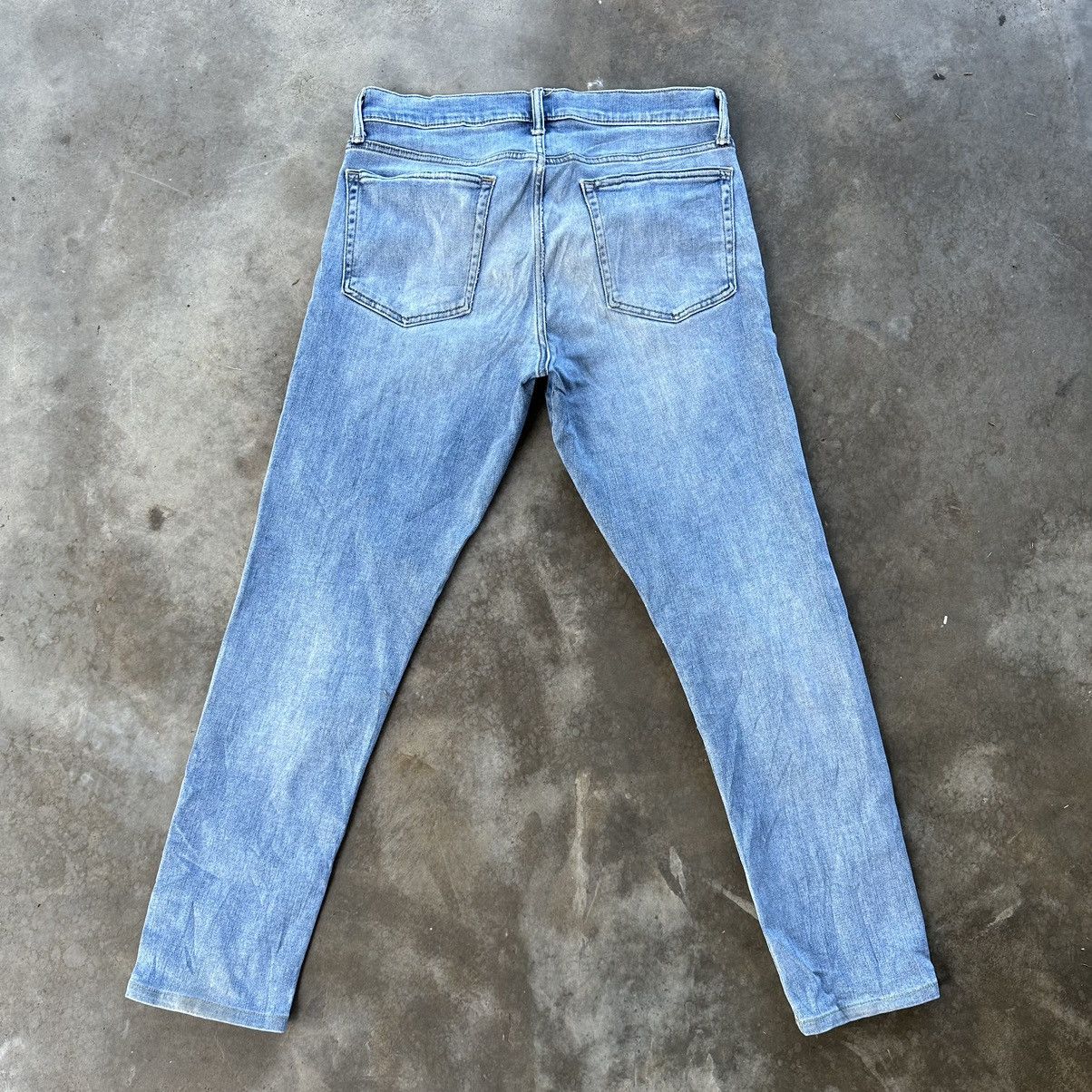 Japanese Brand Vintage Japanese Faded Distressed Denim Jean Pant W32 Size US 32 / EU 48 - 10 Thumbnail