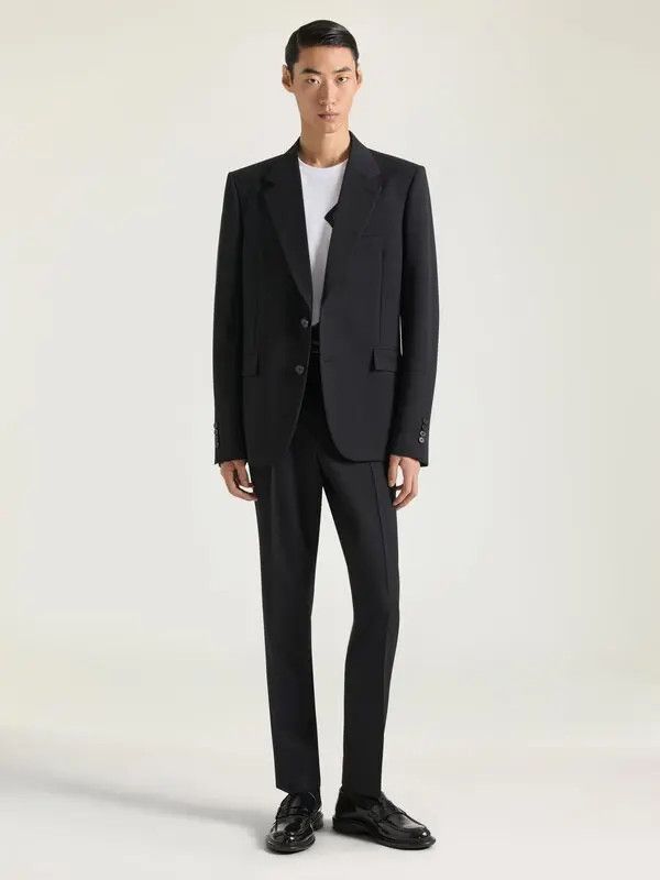 Givenchy o1n1vont0326 Fitted Leg Tailored Trousers in Black Size US 34 / EU 50 - 2 Thumbnail