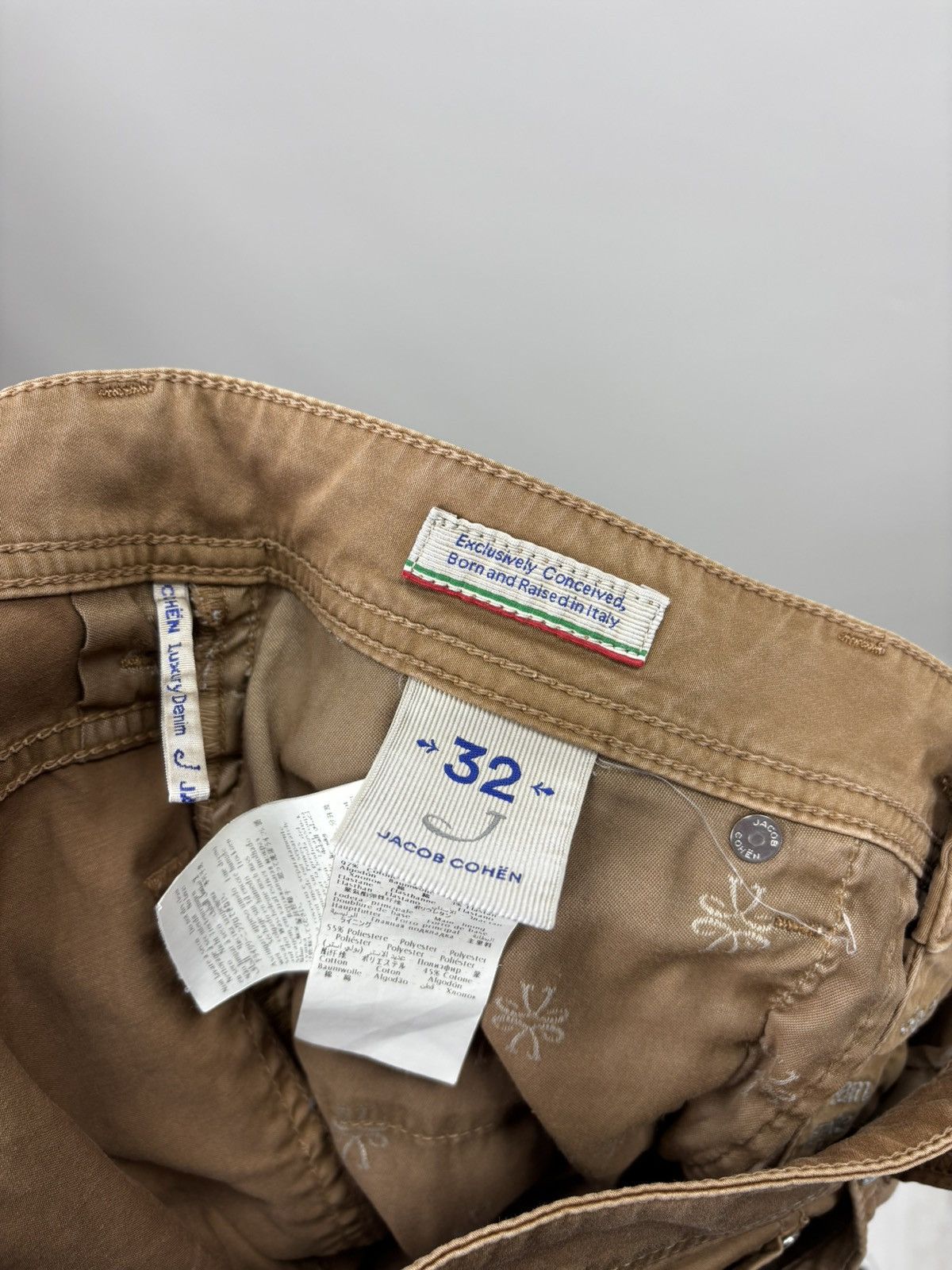 Jacob Cohen Mens pants Jacob Cohen Size 32 Color Brown Size US 32 / EU 48 - 11 Thumbnail