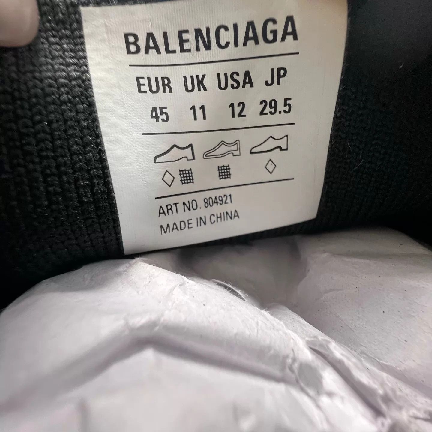 Balenciaga Balenciaga Hike Black 45 Like New Original Box & Accessories Size US 12 / EU 45 - 7 Thumbnail