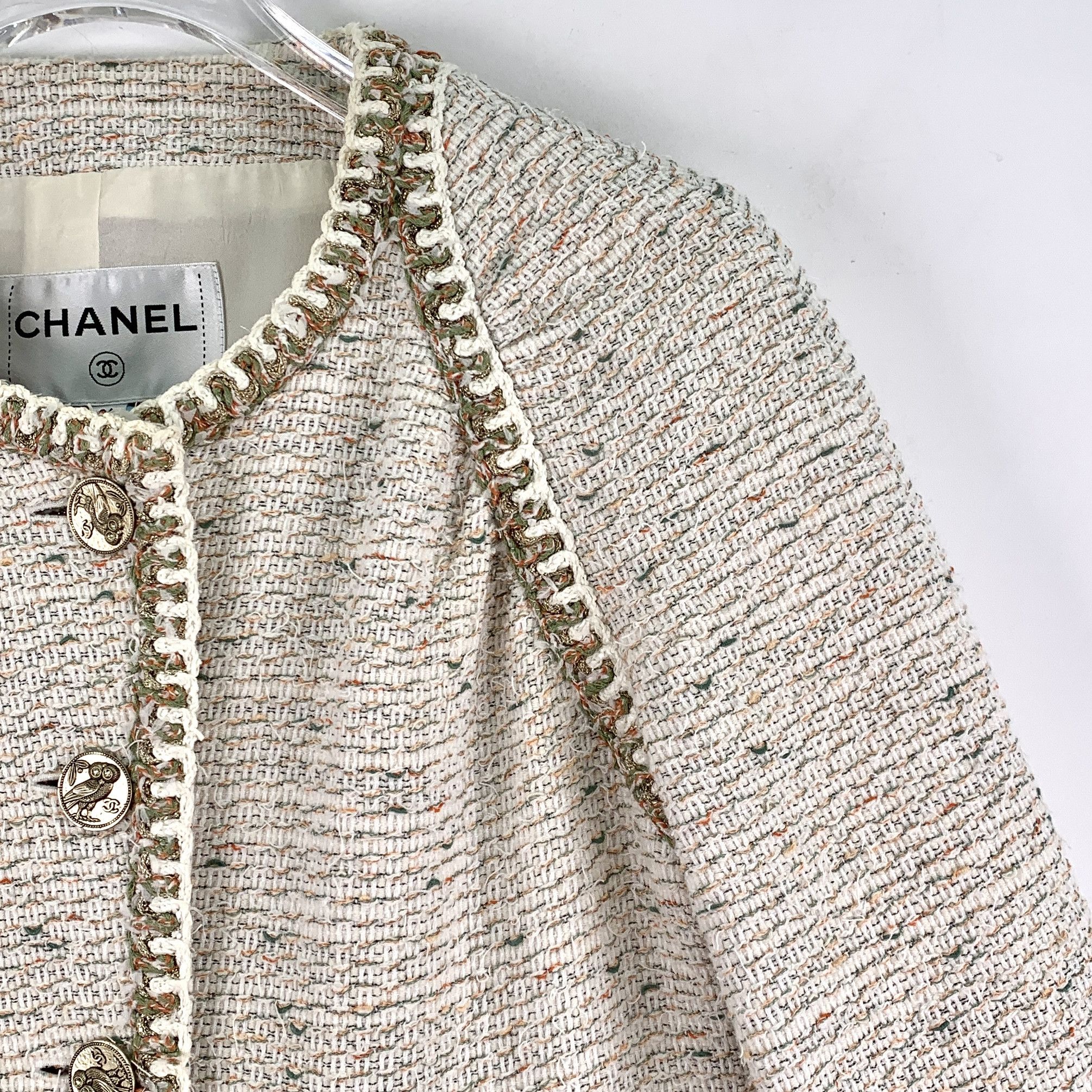 Chanel Chanel Greece Tweed Jacket (36) Size XS / US 0-2 / IT 36-38 - 3 Thumbnail