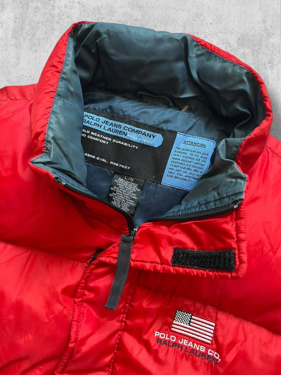 Polo Ralph Lauren Polo Ralph Lauren USA FLAG vintage Puffer vest RL Size US L / EU 52-54 / 3 - 7 Thumbnail