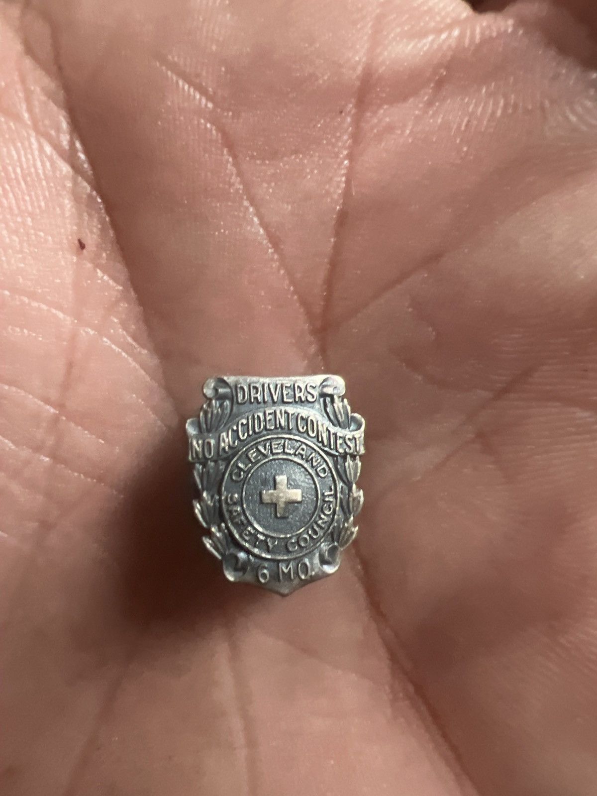 Vintage Cleveland Safety Council No Accident Contest Pin Size ONE SIZE - 1 Thumbnail