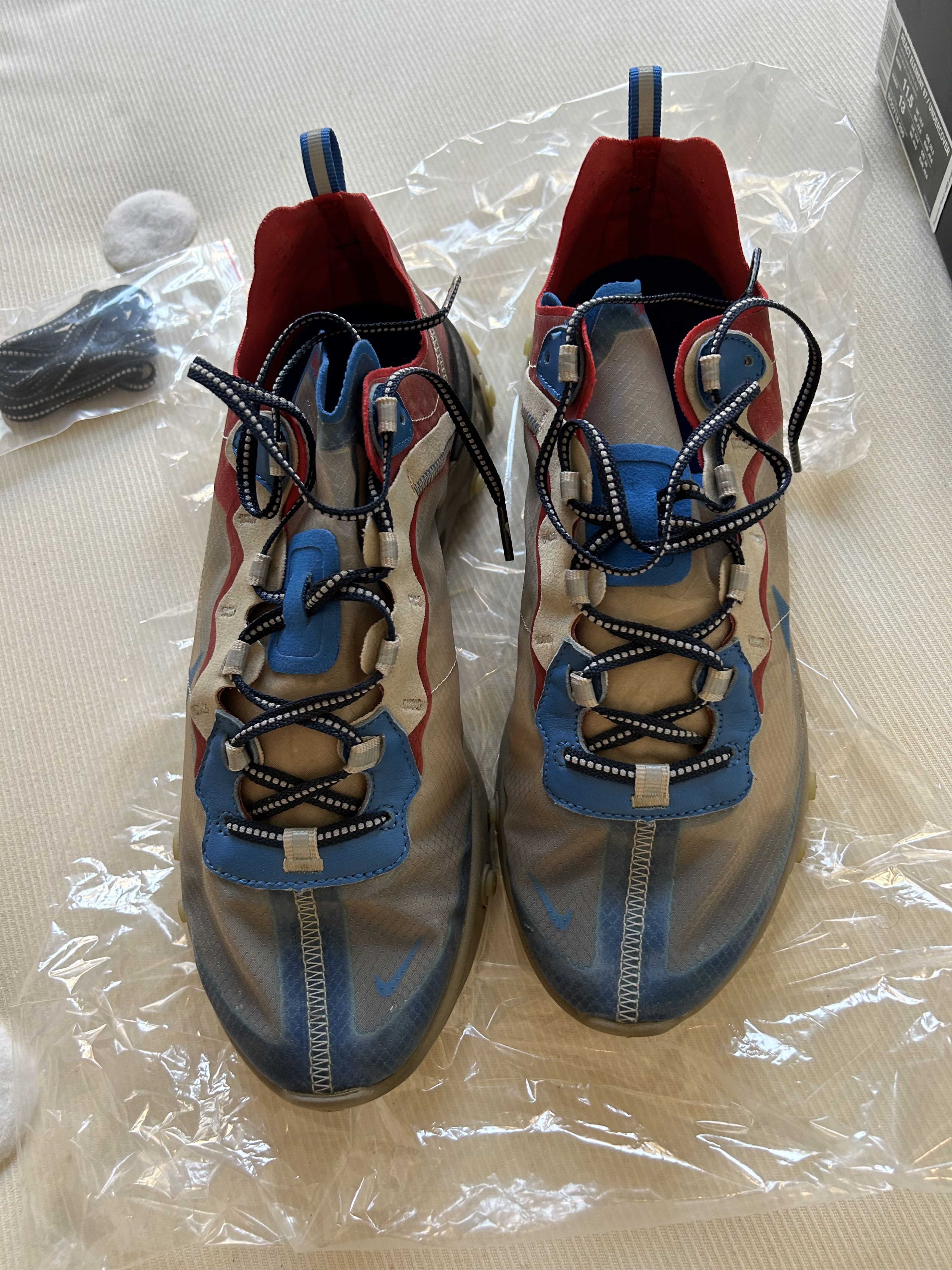 Undercover Nike React Element 87 Undercover Light Beige Chalk Size US 11.5 / EU 44-45 - 7 Thumbnail