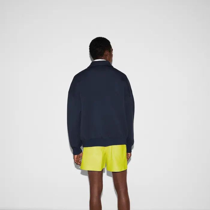 Gucci oc11z0226 Jersey Half-Zip Jacket With Patch in Blue Size US M / EU 48-50 / 2 - 4 Thumbnail