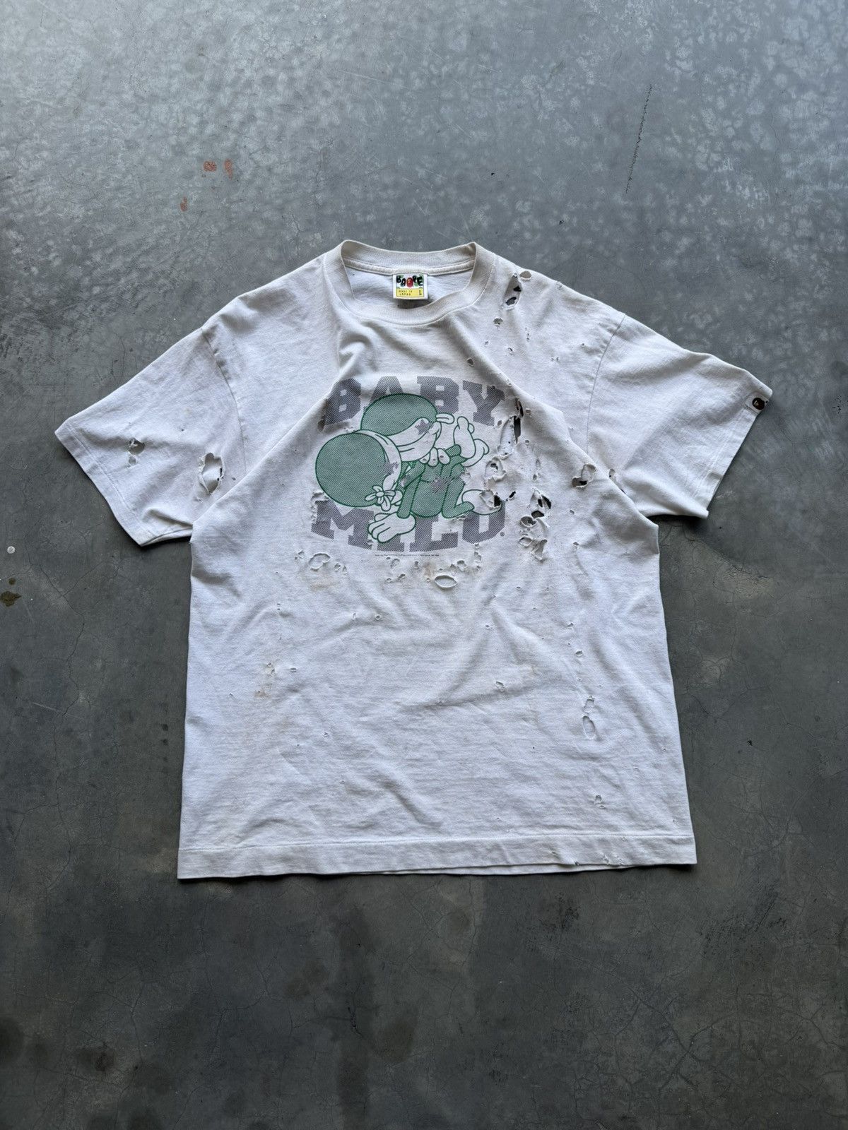 Bape Vintage Bape 2008 Baby Milo and Lisa Sex Tee Size US L / EU 52-54 / 3 - 2 Thumbnail