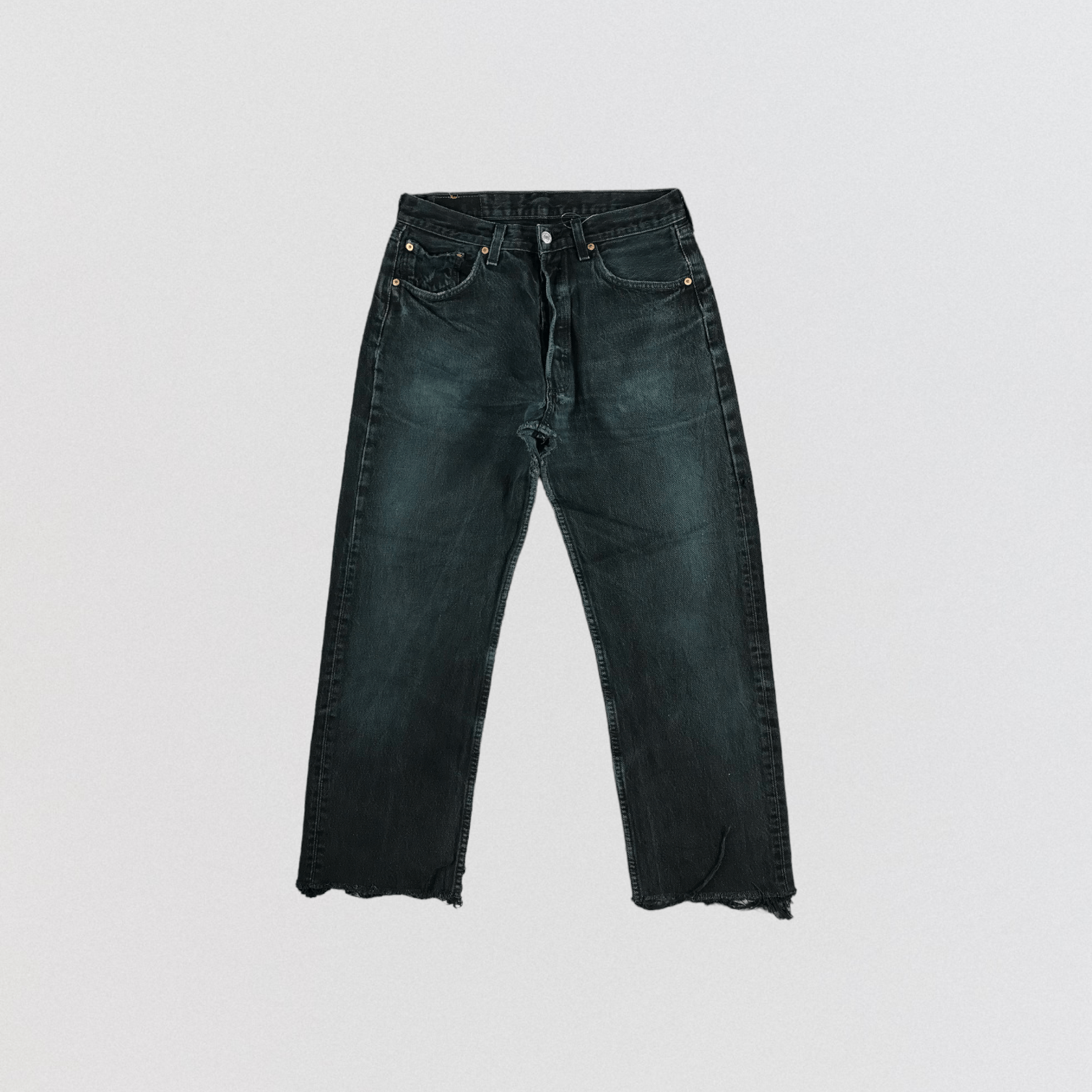 Levi's Faded Black Levis 501 Jeans-JM2507 Size US 30 / EU 46 - 1 Thumbnail