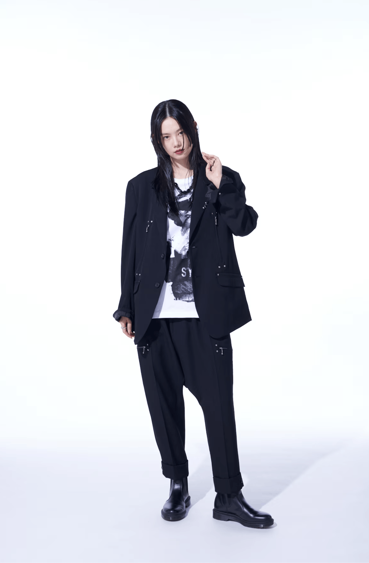 Yohji Yamamoto Yohji Yamamoto S'yte - STUDS JACKET Size US M / EU 48-50 / 2 - 4 Thumbnail