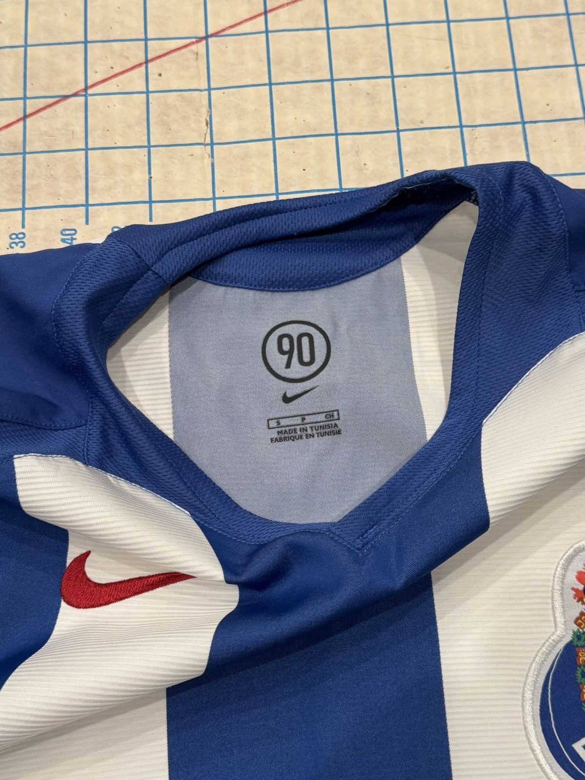 Nike Nike Porto FC Jersey Blue and White 2005 Mens Size Small Size US S / EU 44-46 / 1 - 6 Thumbnail