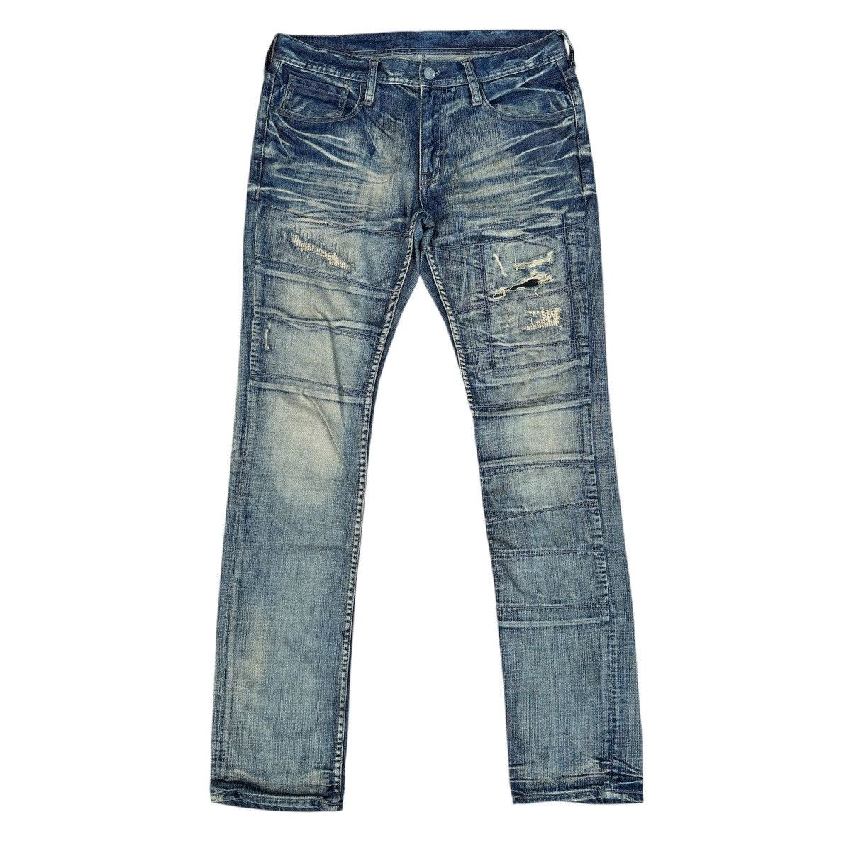 14th Addiction Vintage Distressed Edge Rupert Denim Pant Size US 32 / EU 48 - 1 Thumbnail