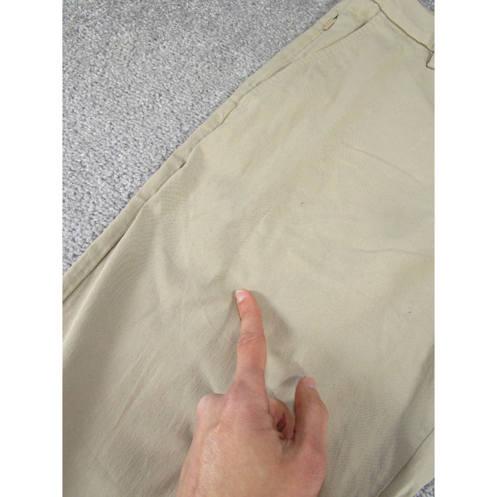 Vintage Birddogs Pants Mens 34 Beige Khaki Lightweight Cotton/Nylon Slim Taper 34X31 Size US 34 / EU 50 - 4 Thumbnail