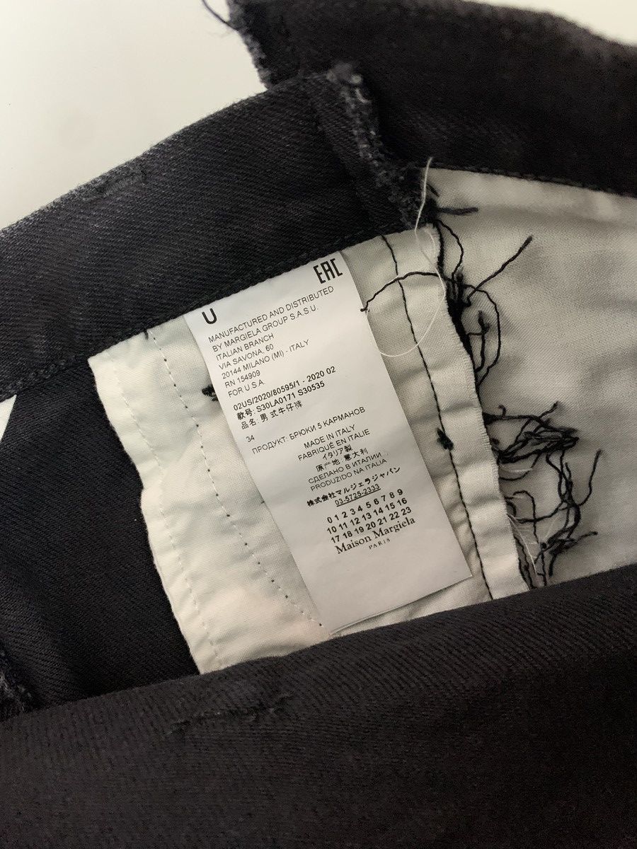 Maison Margiela MAISON MARTIN MARGIELA - RECONSTRUCTED DESTROYED JEANS Size US 35 - 8 Thumbnail