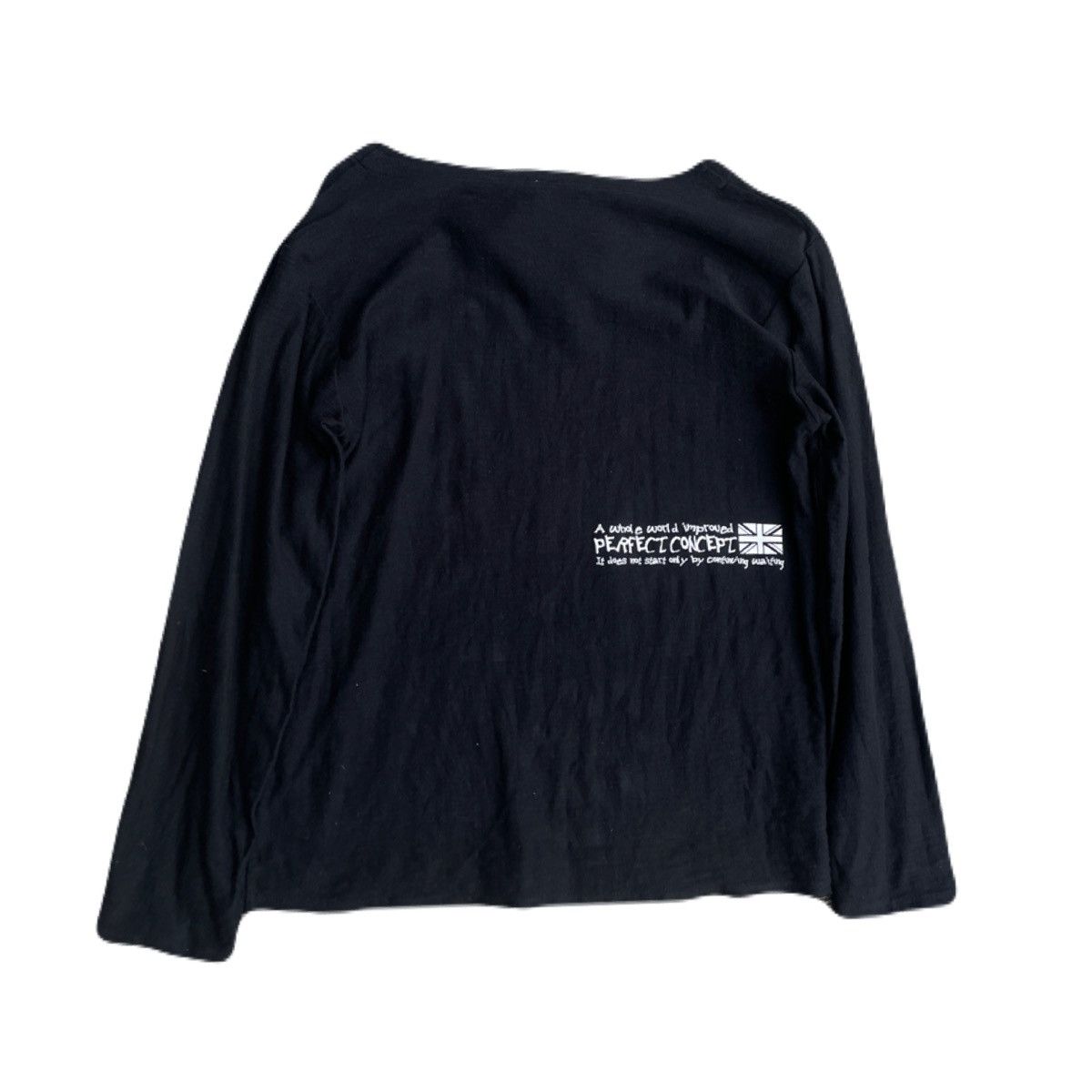 If Six Was Nine 2000s Japanese archive Lace-up Poem Long Sleeve Tee Vkei Size US S / EU 44-46 / 1 - 4 Thumbnail