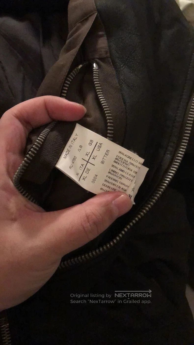 Rick Owens Rick Owens Cracked sheepskin. Size US XL / EU 56 / 4 - 3 Thumbnail