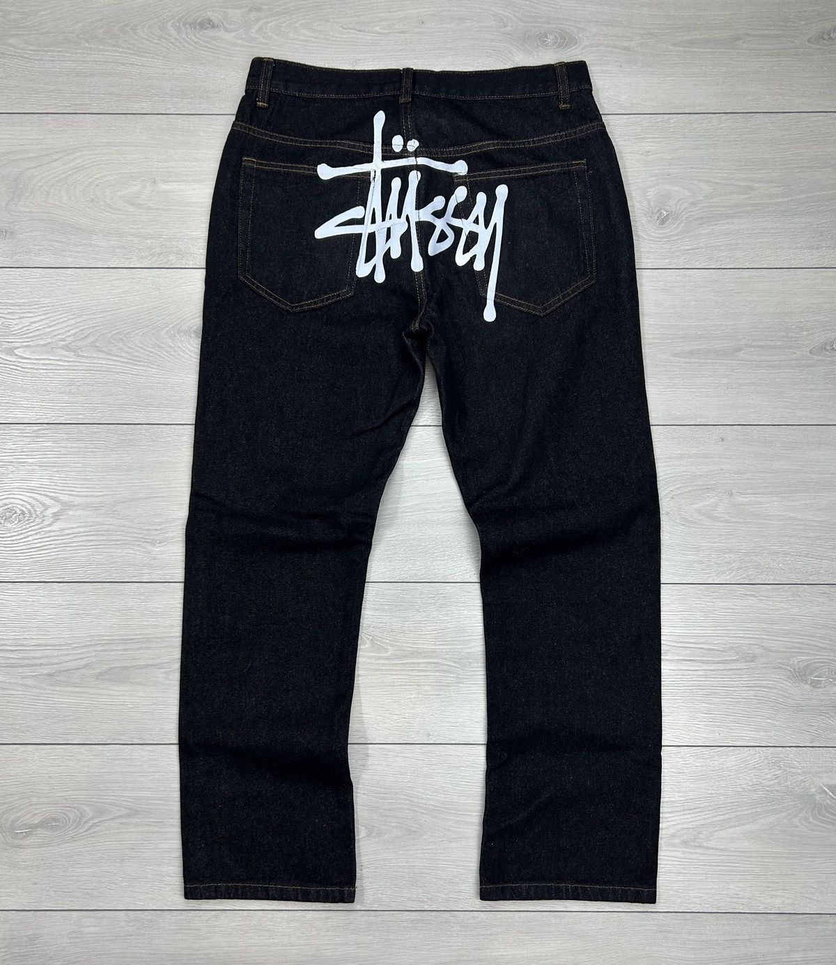 Other Stussy Custom denim jeans size 32 black Size US 32 / EU 48 - 1 Thumbnail