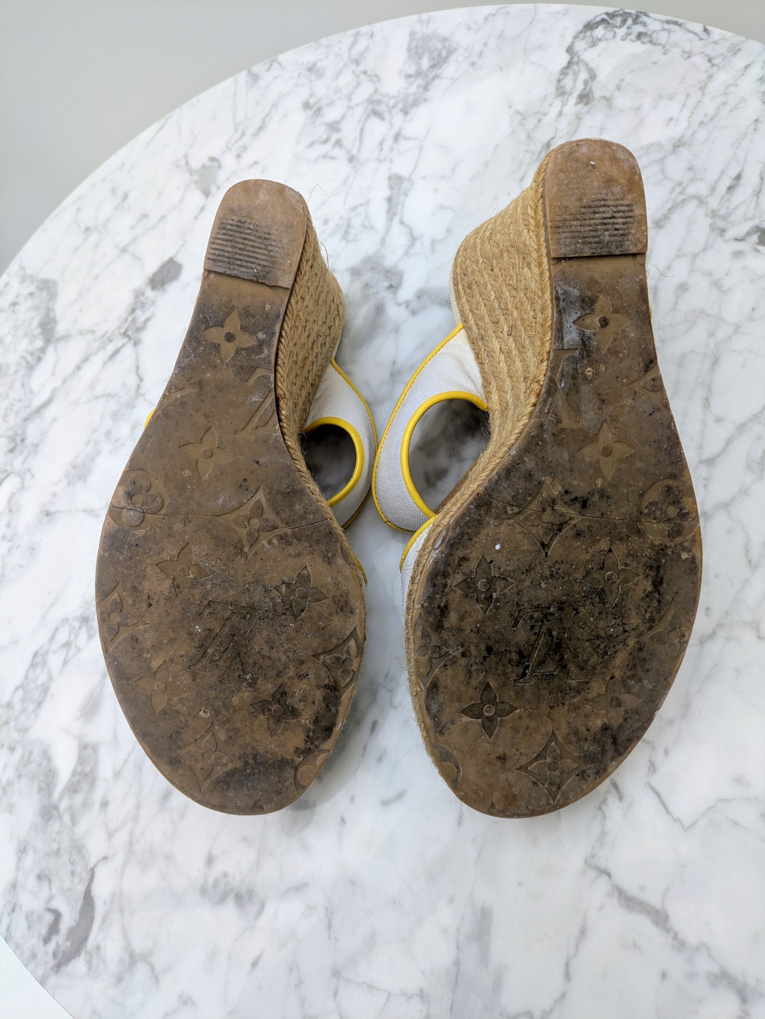 Louis Vuitton Louis Vuitton multicolour flower heeled espadrille sandals Size US 5.5 / IT 35.5 - 12 Thumbnail