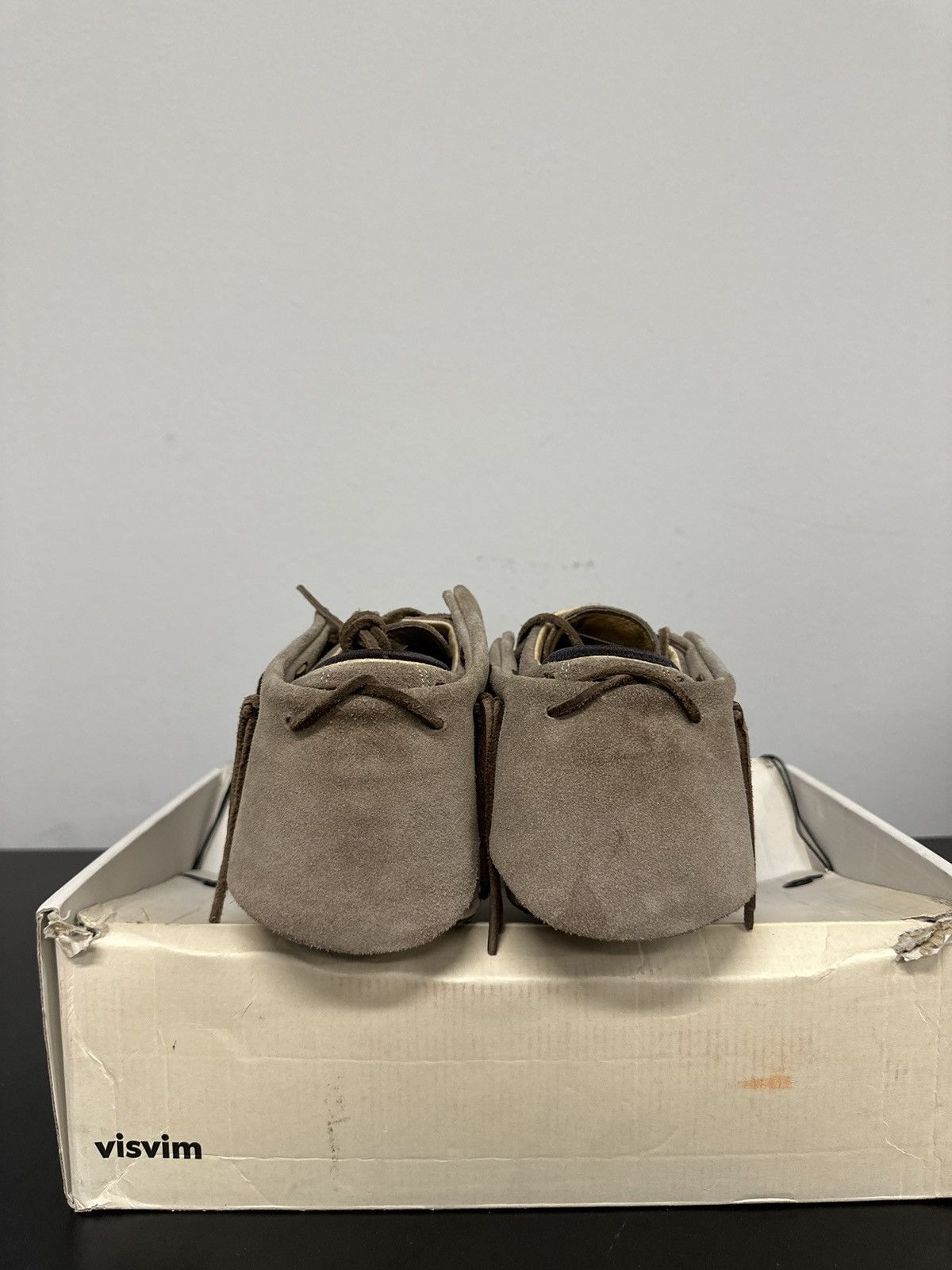 Size 10 Visvim Fbt Sneakers Moccasins Beige