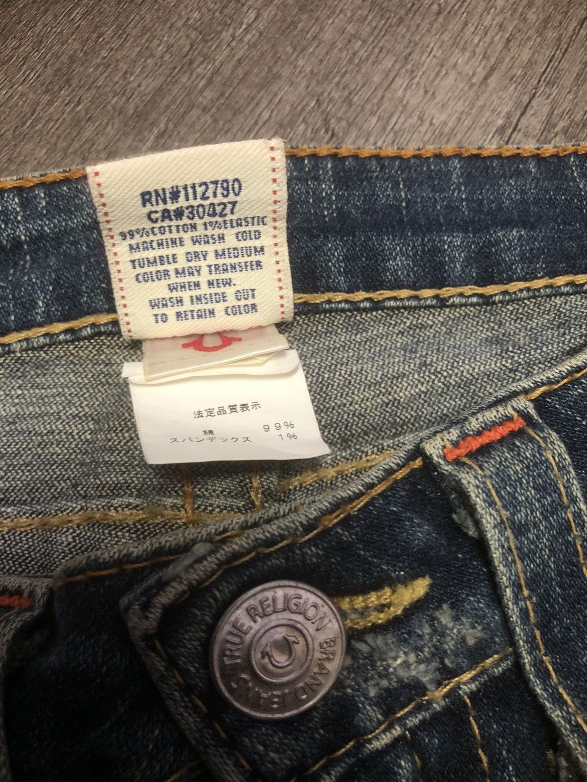 Japanese Brand TRUE RELIGION FLARED JEANS Size 30" / US 8 / IT 44 - 15 Thumbnail