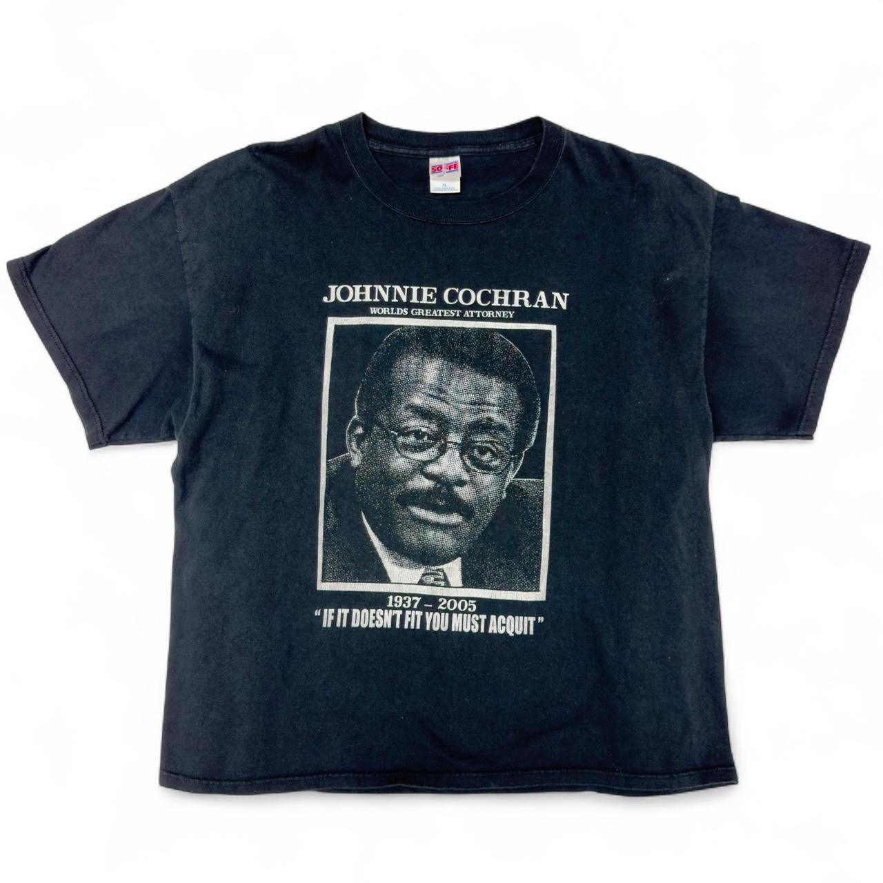 Soffe 2005 Johnnie Cochran World's Greatest Attorney T-Shirt Size US XL / EU 56 / 4 - 1 Thumbnail