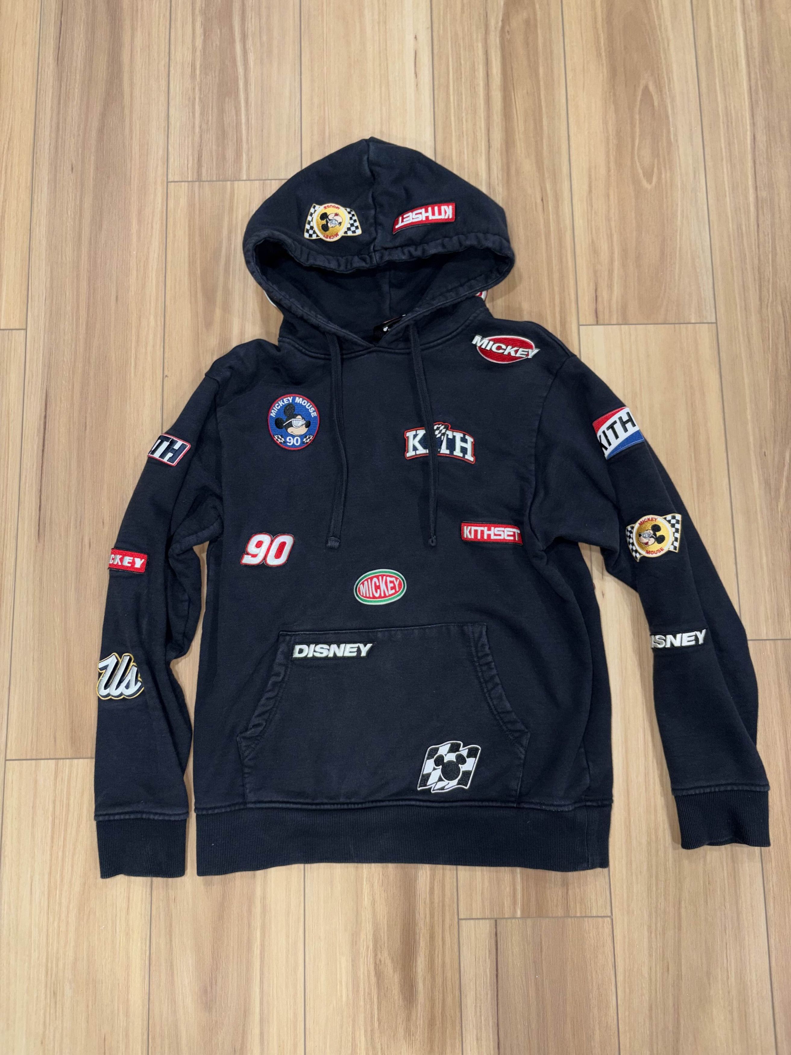 Disney × Kith Kith x Disney Mickey AOP Patch Hoodie Black Size US M / EU 48-50 / 2 - 2 Thumbnail