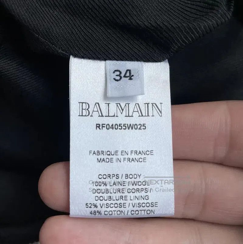 Balmain Balmain Black Cotton Summer Skirt for Women . Size 23" - 5 Thumbnail
