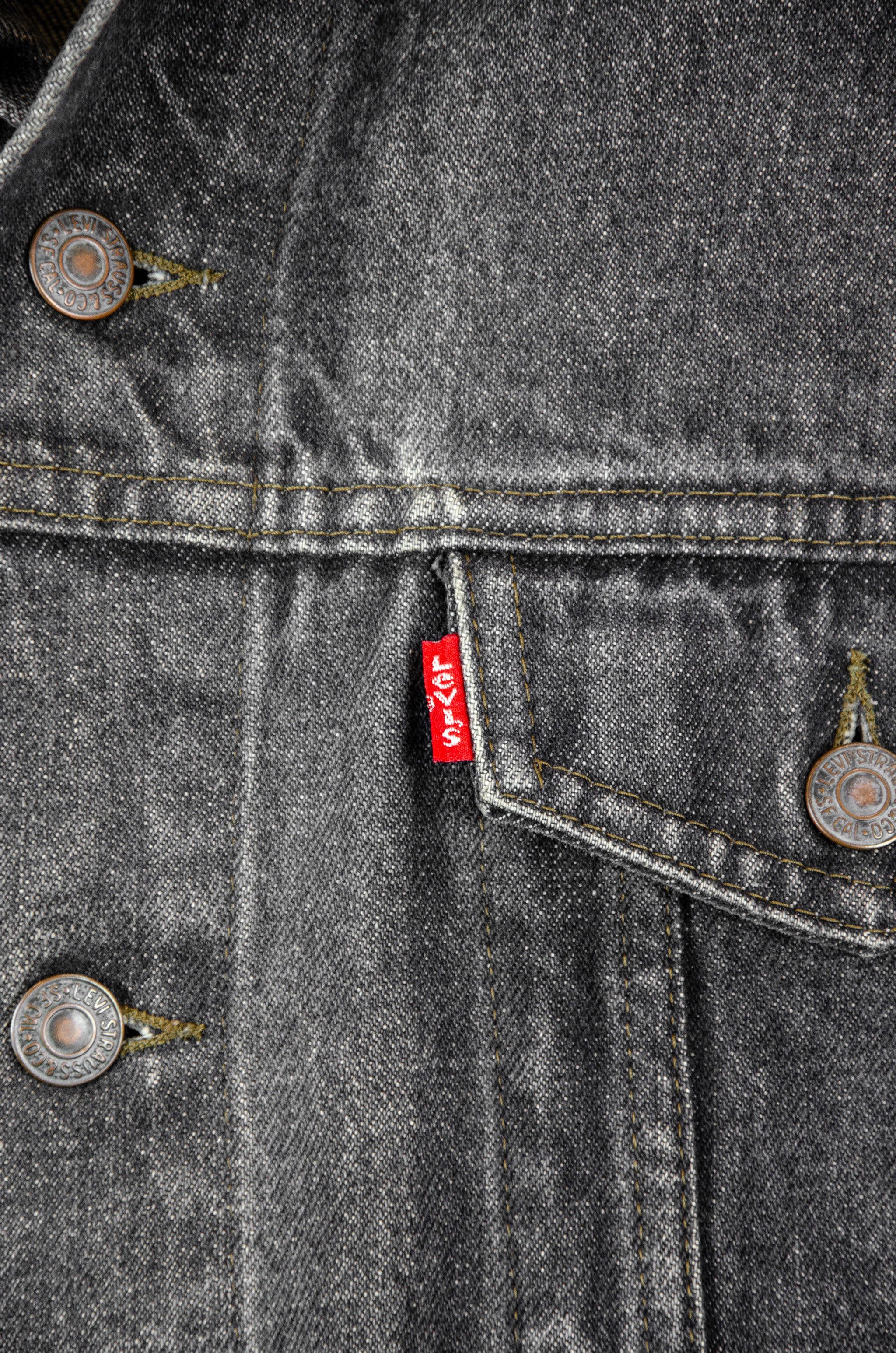 Levi's Levi’s Vintage Grey Denim Trucker Jacket – Size L Size L / US 10 / IT 46 - 5 Thumbnail