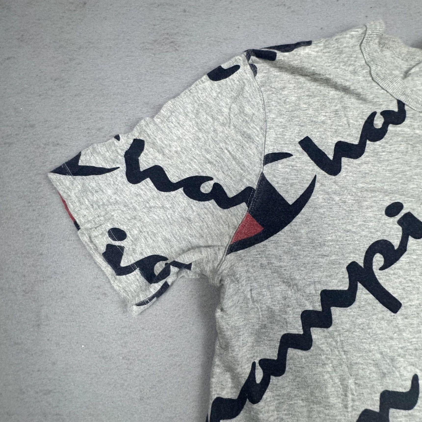 Champion Champion Gray Shirt Mens Medium Graphic Print Crew Neck Athletic Tee Size US M / EU 48-50 / 2 - 3 Thumbnail