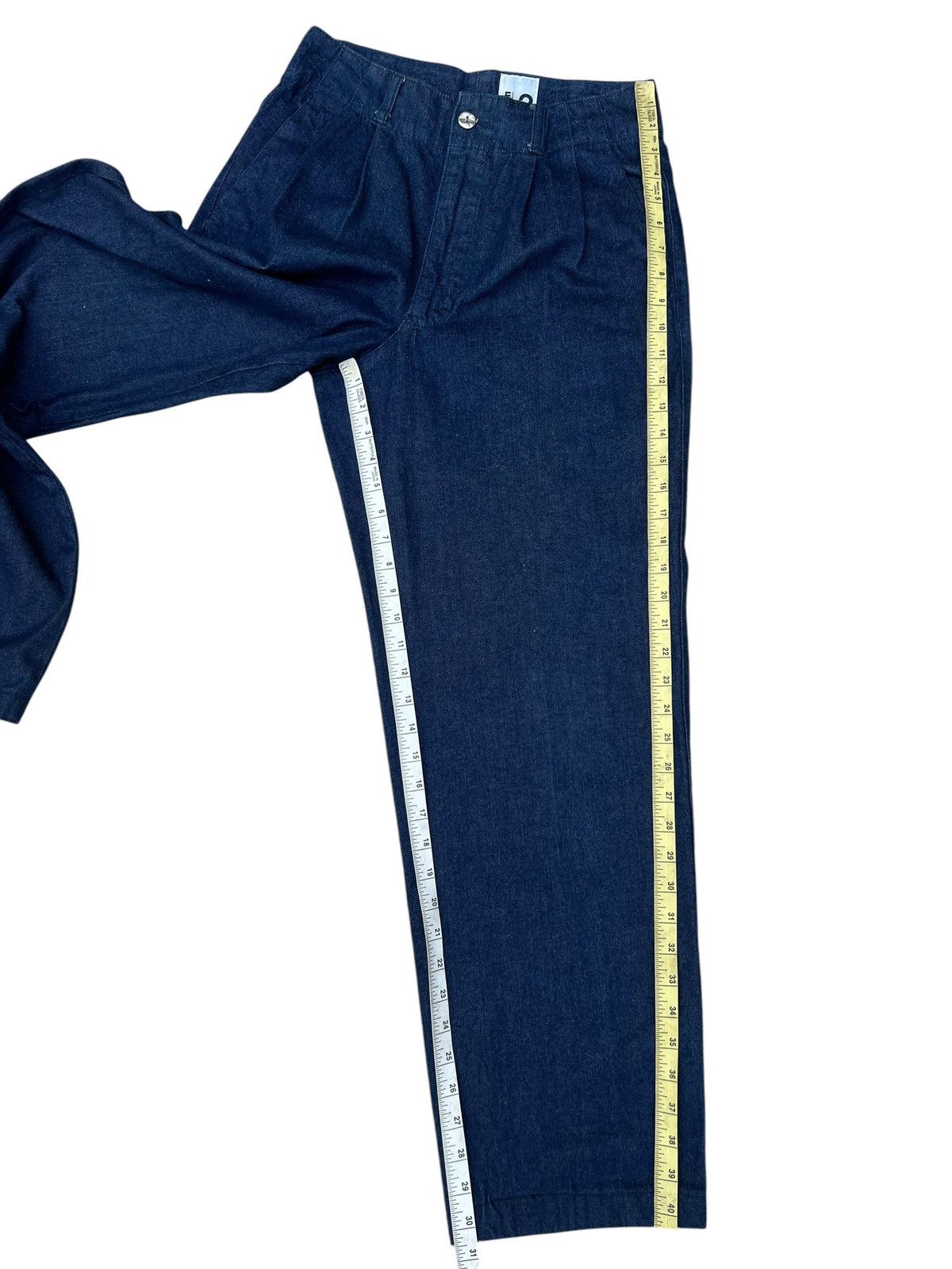 Issey Miyake Vintage Issey Miyake Jean Of Plantation Baggy Denim Trouser Size US 29 - 6 Thumbnail