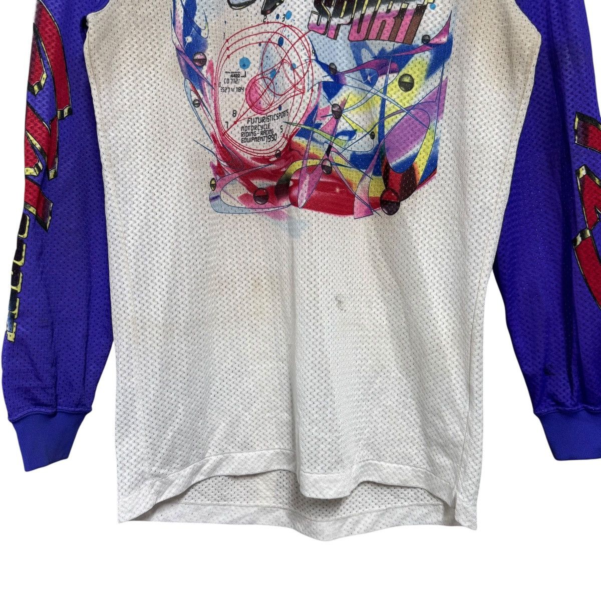 Gear for Sports Vintage 1990 GW Sport Futuristic Motorcross Riding Jersey Size US L / EU 52-54 / 3 - 6 Thumbnail