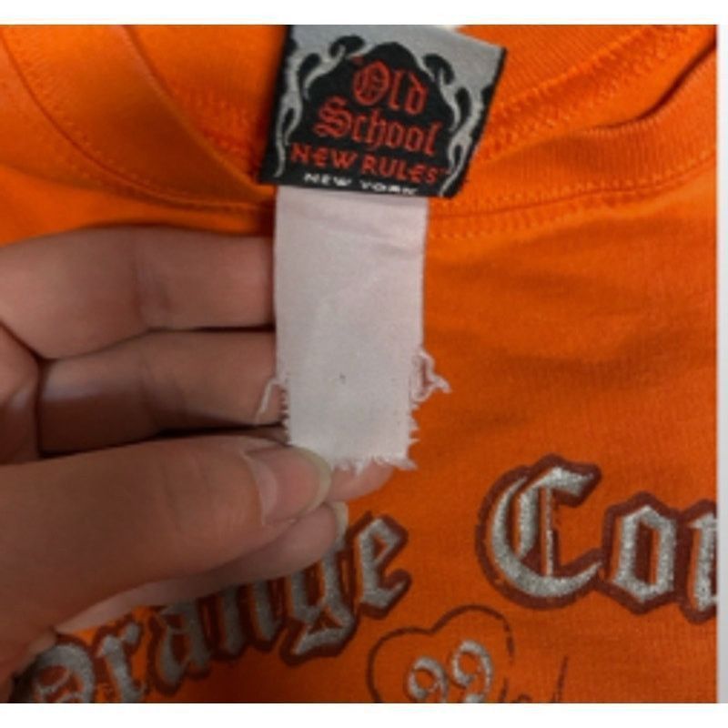 Other Vintage Biker Tee Orange County Choppers Graphic Orange L Size US L / EU 52-54 / 3 - 5 Thumbnail