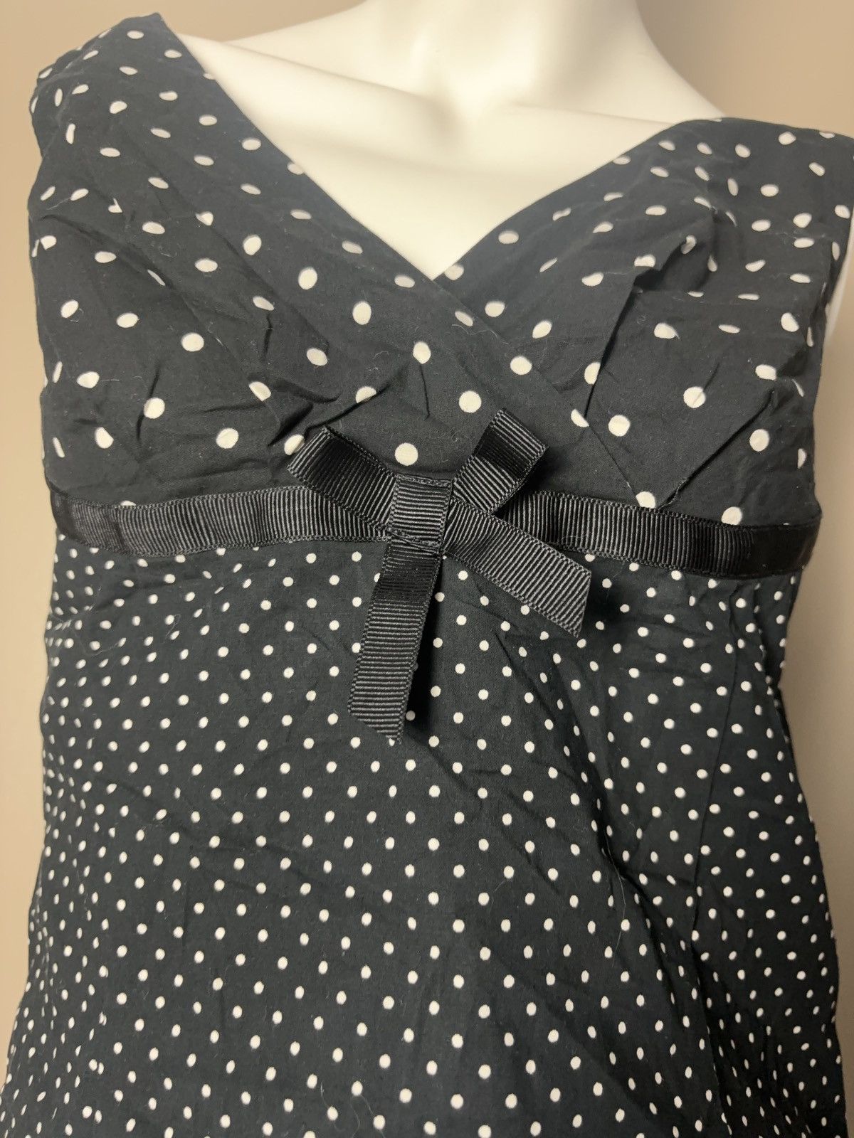 Vintage Polka Dot Printed Vintage Tank Top Size M / US 6-8 / IT 42-44 - 5 Thumbnail