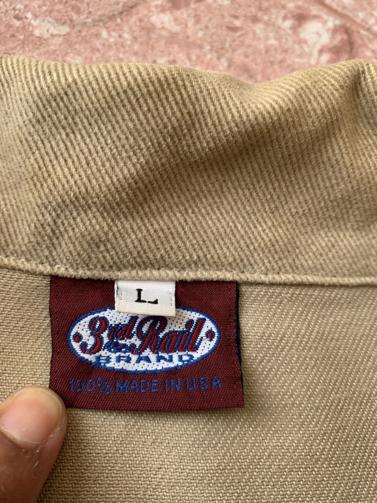 Third & Army × Vintage 🔥Vtg 3rd Rail Brand Workers Jacket Size US L / EU 52-54 / 3 - 8 Thumbnail