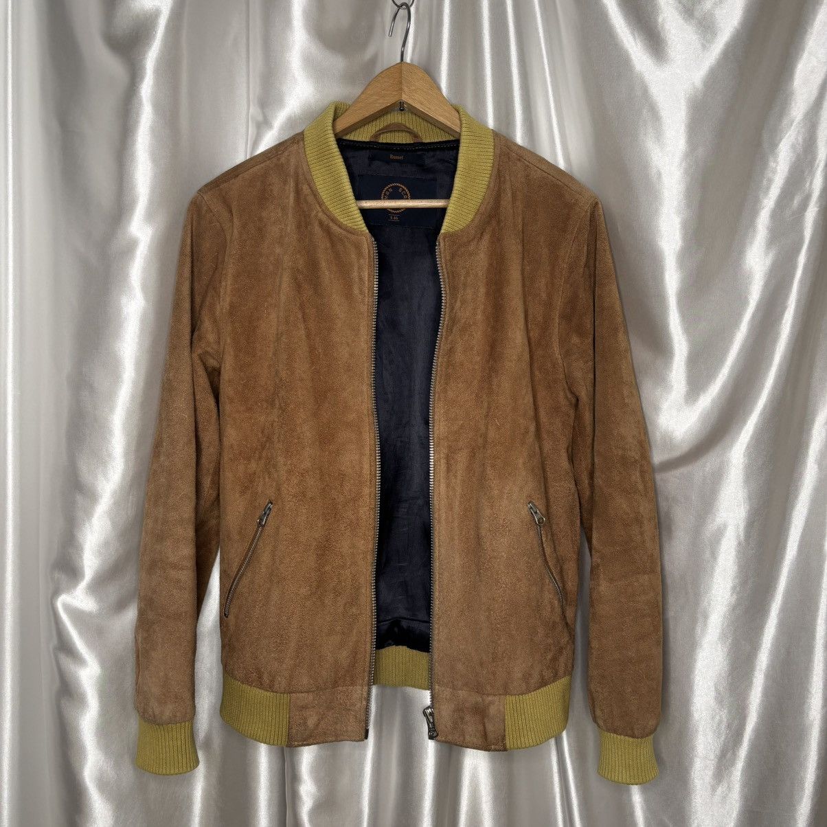 Human Scales × Leather vintage bomber jacket buffalo leather russel human scales Size US S / EU 44-46 / 1 - 9 Thumbnail