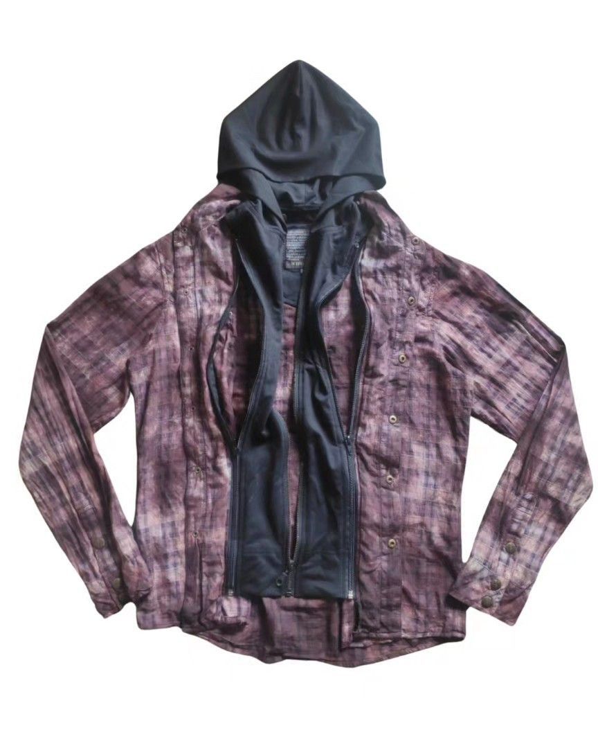 In The Attic Intheattic Hoodie double shirt 2in1 jacket nice  