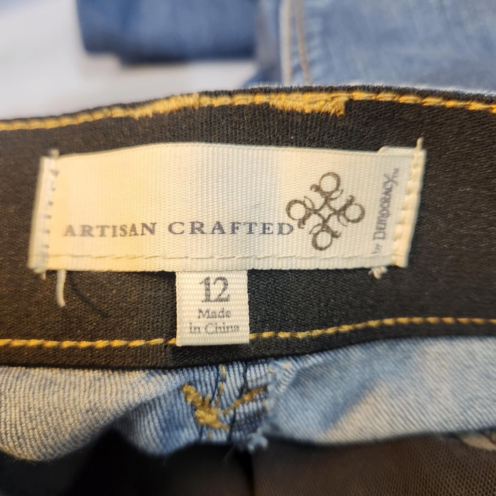 Other Democracy Artisan Crafted Womens Distressed Jeans Size 12 Size 34" / US 12 / IT 48 - 8 Thumbnail