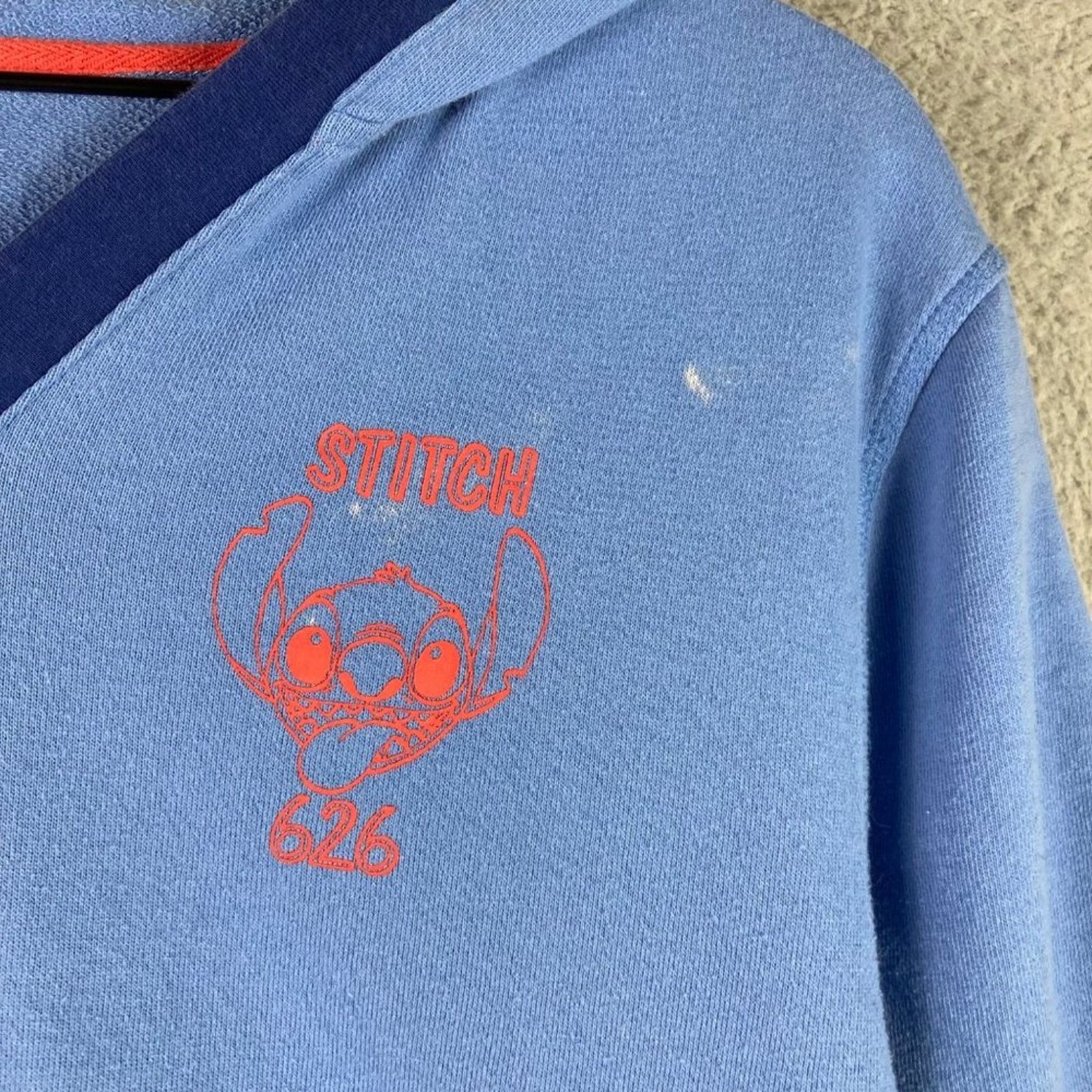Disney Disney Sweatshirt Stitch Lilo Pullover Hooded Blue Size M Size US M / EU 48-50 / 2 - 5 Thumbnail