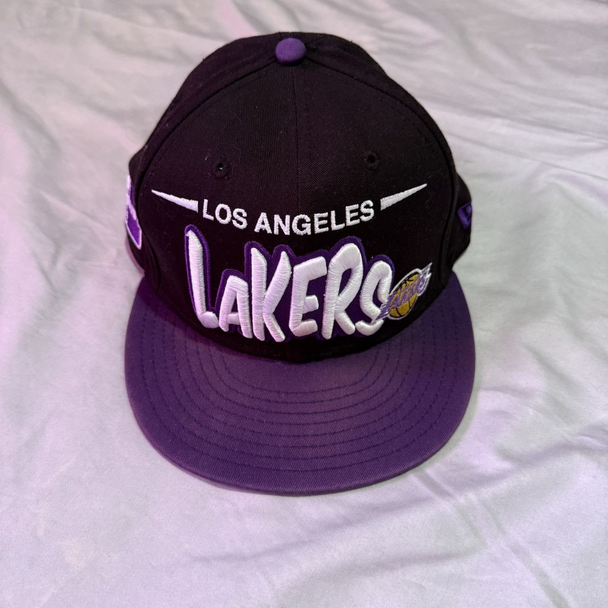New Era LA Lakers Hardwood Classics Hat By New Era Adult Snapback Size ONE SIZE - 2 Thumbnail