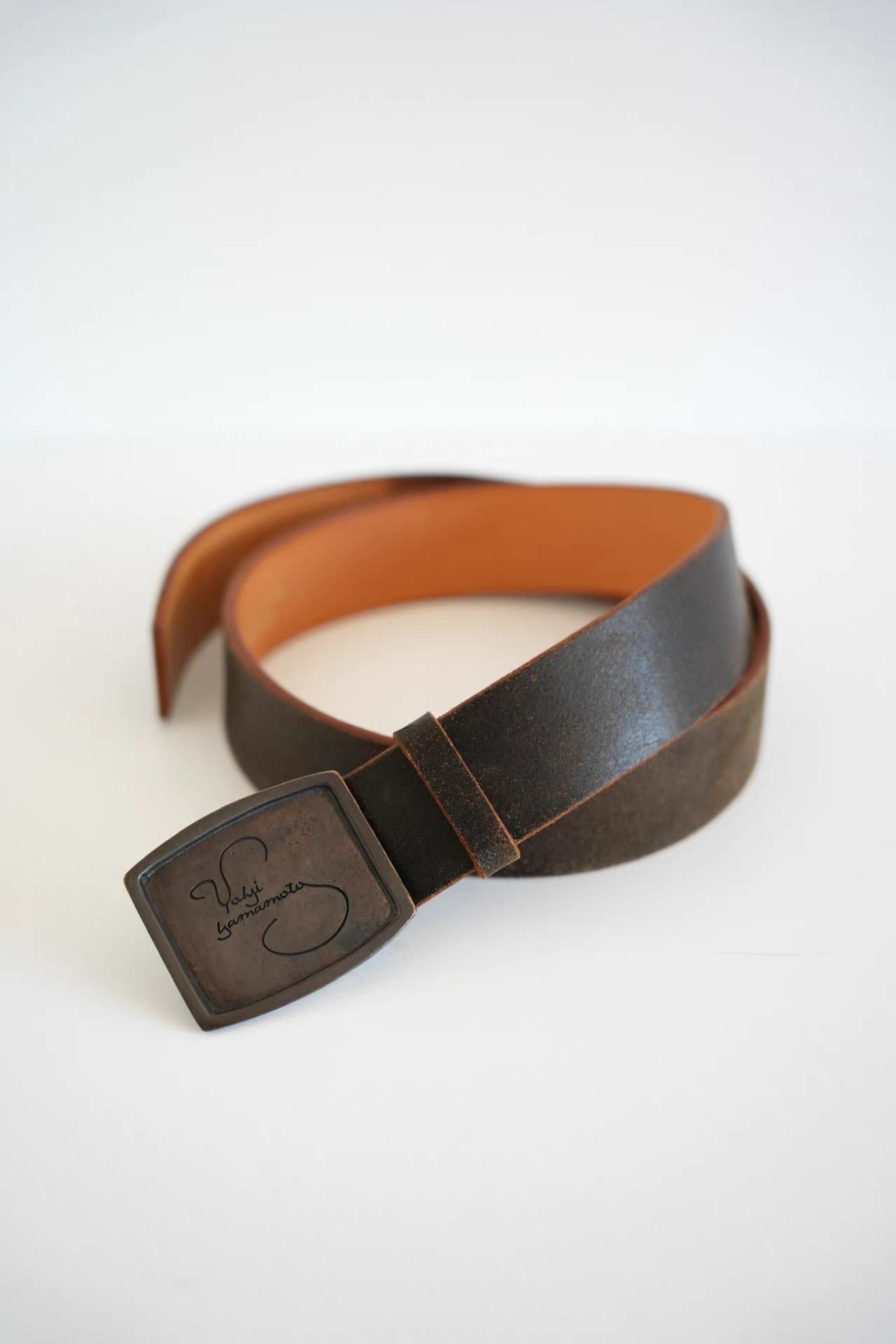 Yohji Yamamoto Yohji Yamamoto 07aw Logo Signature Belt K4 Size ONE SIZE - 1 Thumbnail